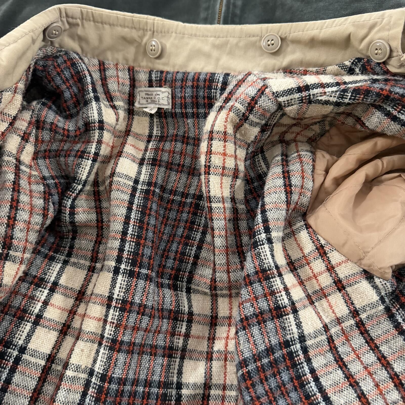 Sears Vintage 60s 70s Sears JR Bazaar Plaid Lined Jacket Preppy Size ONE SIZE - 9 Thumbnail