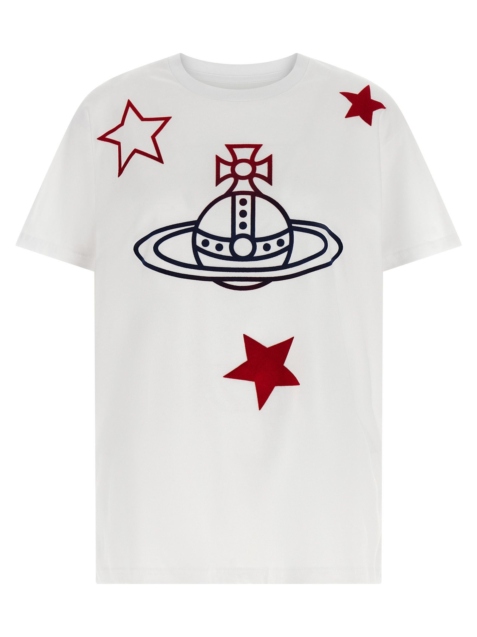 Vivienne Westwood 'Orb and Stars Classic' T-shirt Size S / US 4 / IT 40 - 1 Thumbnail