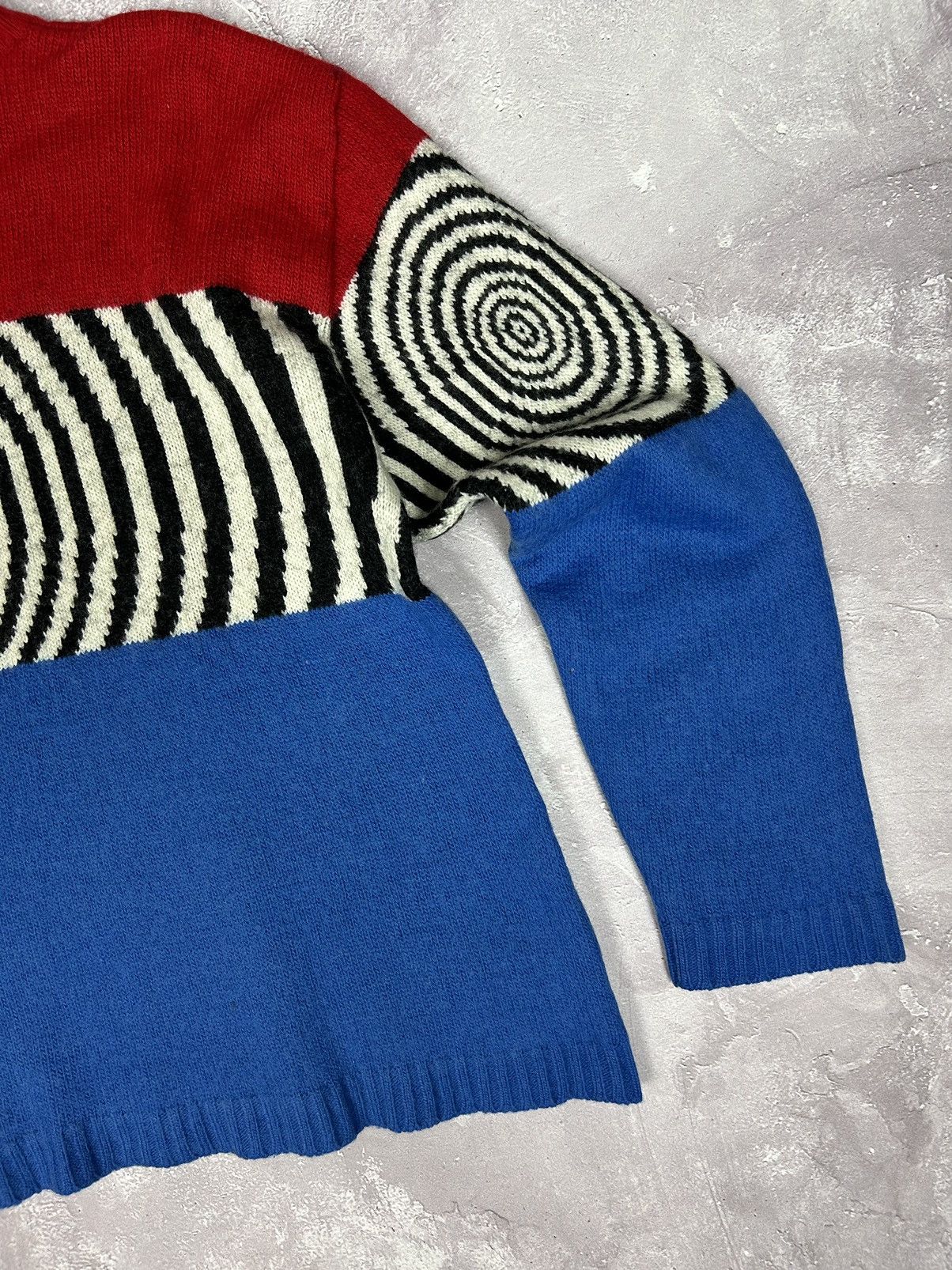Walter Van Beirendonck W&LT Walter Van Beirendonck Big Logo Multicolor Sweater RARE Size US M / EU 48-50 / 2 - 12 Thumbnail