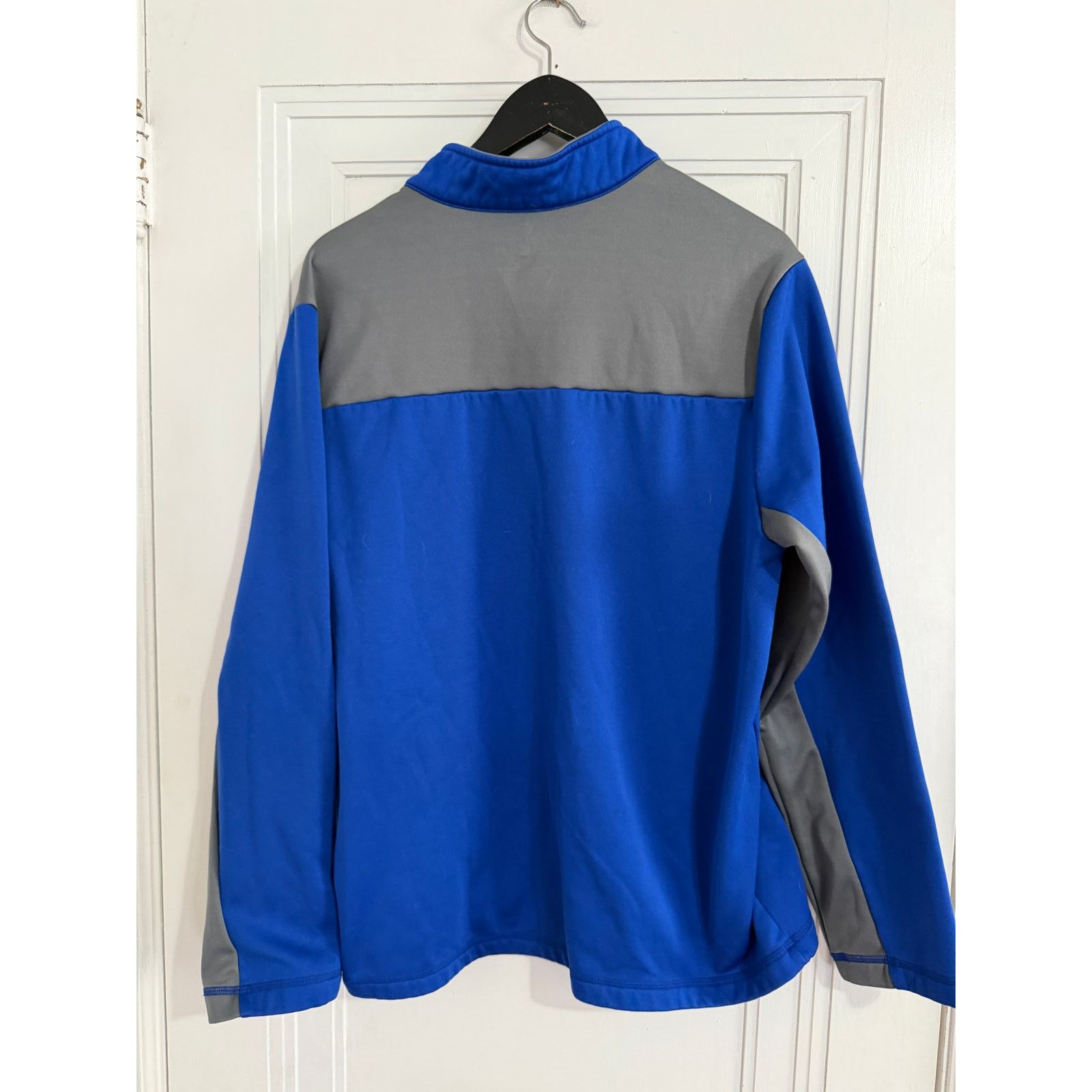 MLB Kansas City Royals Blue 1/4-zip Sweatshirt Size Large Size US L / EU 52-54 / 3 - 4 Thumbnail