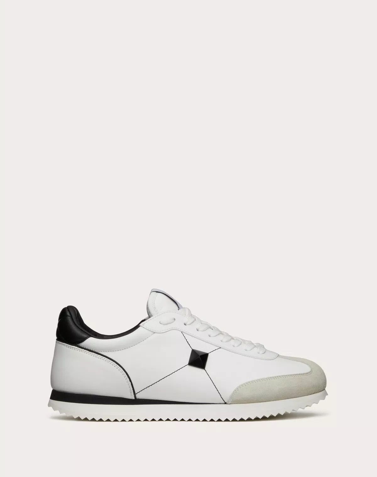 Valentino oc11z0625 Stud Around Low-Top Calfskin Sneaker in White Size US 10.5 / EU 43-44 - 1 Thumbnail