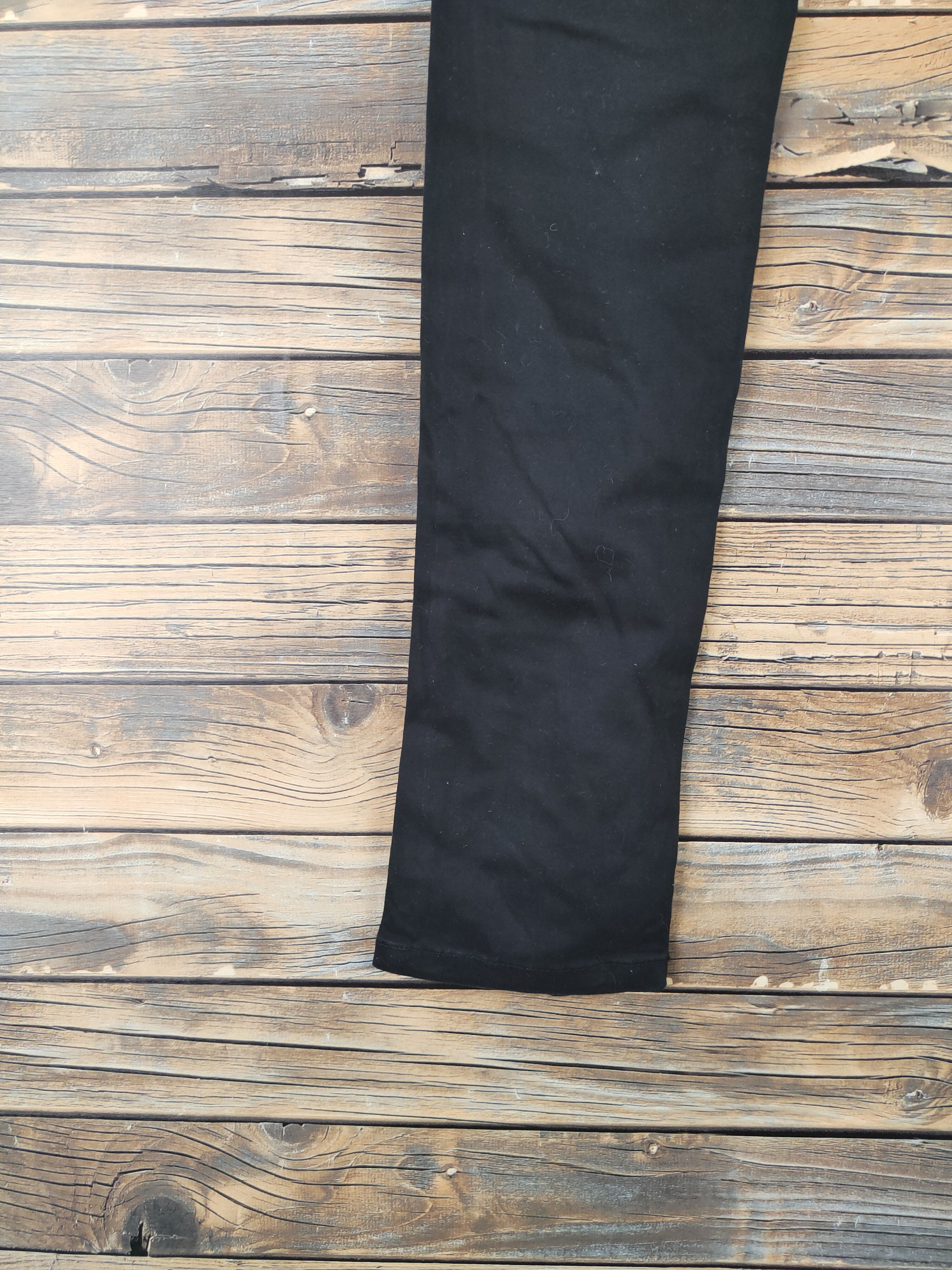 Japanese Brand × Vintage DL Japan distressed super black Ripped Casual Pants #560 Size 29" - 9 Thumbnail