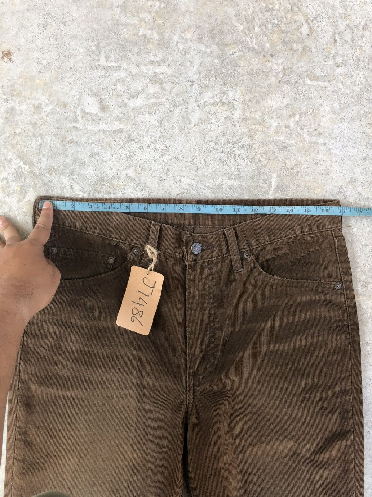 If Six Was Nine Levis 517 Flared Jeans Bootcut Corduroy Jeans Size US 33 - 21 Thumbnail