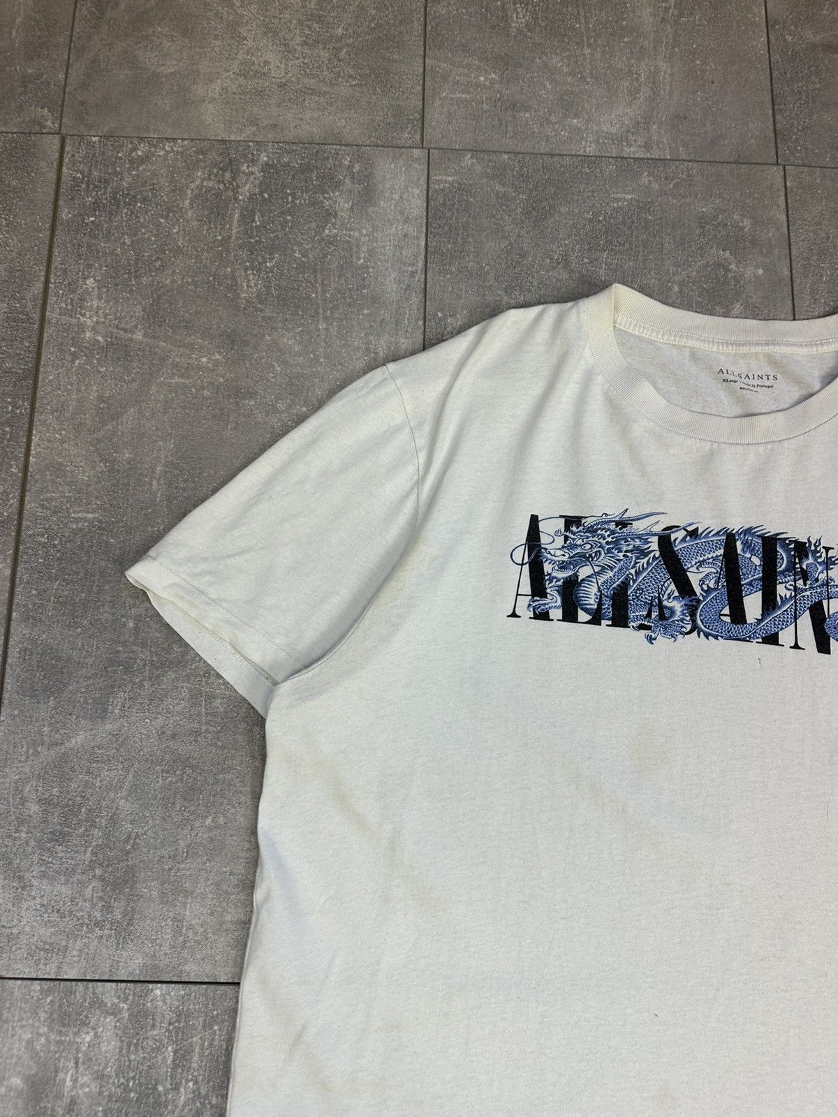 Other Men’s distressed allsaints dragon overprint logo tee Size US XL / EU 56 / 4 - 6 Thumbnail