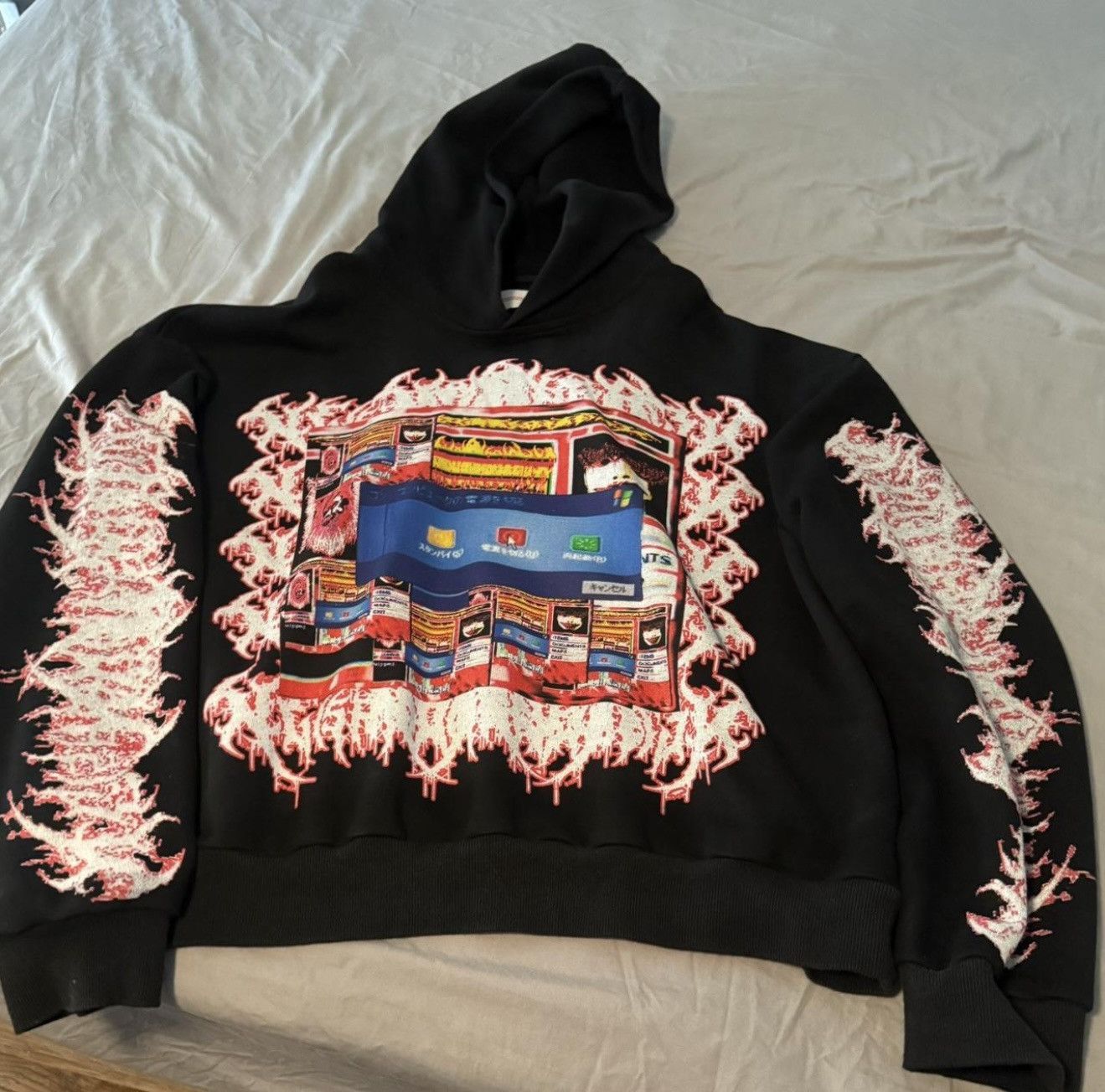 Droland Miller droland miller v4 “#HACKED” hoodie | Grailed