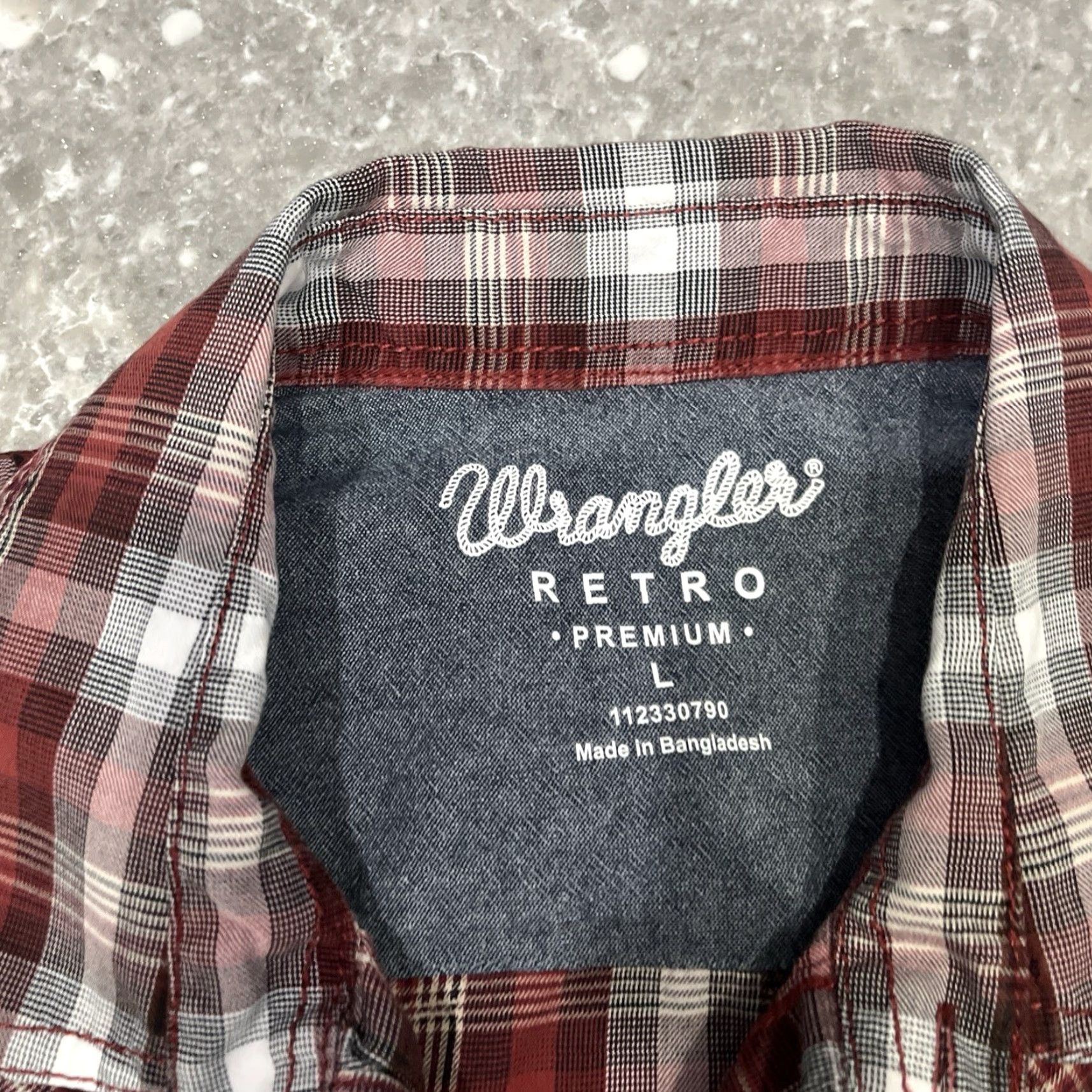 Wrangler Wrangler Retro Western Cowboy Plaid Shirt Men L Long Sleeve Snap Up Cotton Multicolor Casual Western American Pockets Size US L / EU 52-54 / 3 - 3 Thumbnail