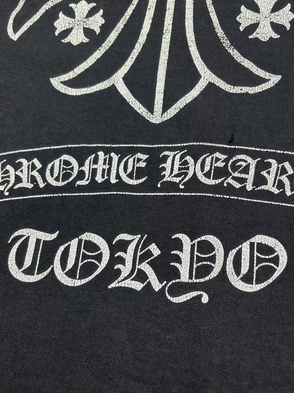 Chrome Hearts Chrome Hearts Tokyo Plus Cross Print Pocket Tshirt Thrashed Size US M / EU 48-50 / 2 - 4 Thumbnail