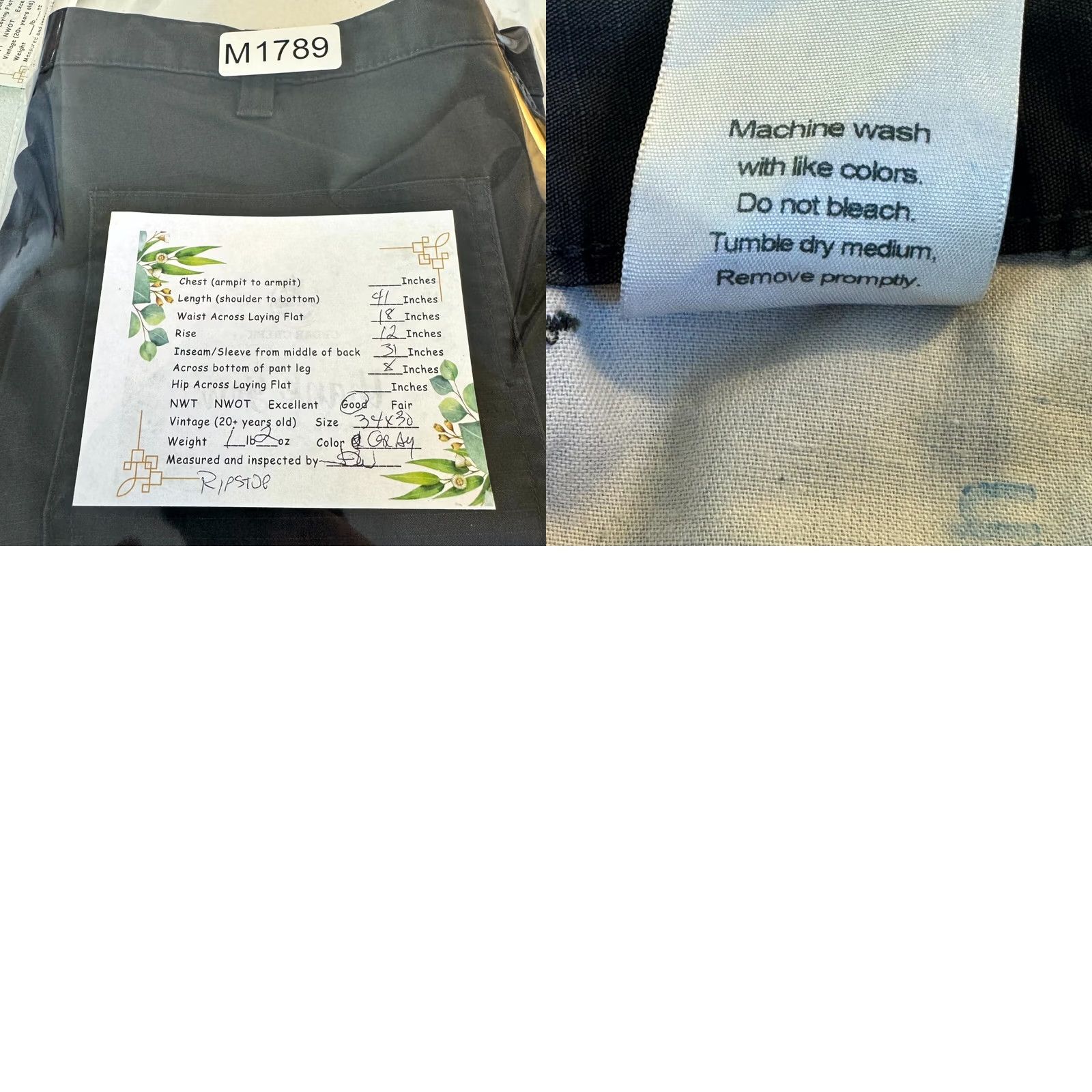 Carhartt VINTAGE Size US 34 / EU 50 - 8 Thumbnail