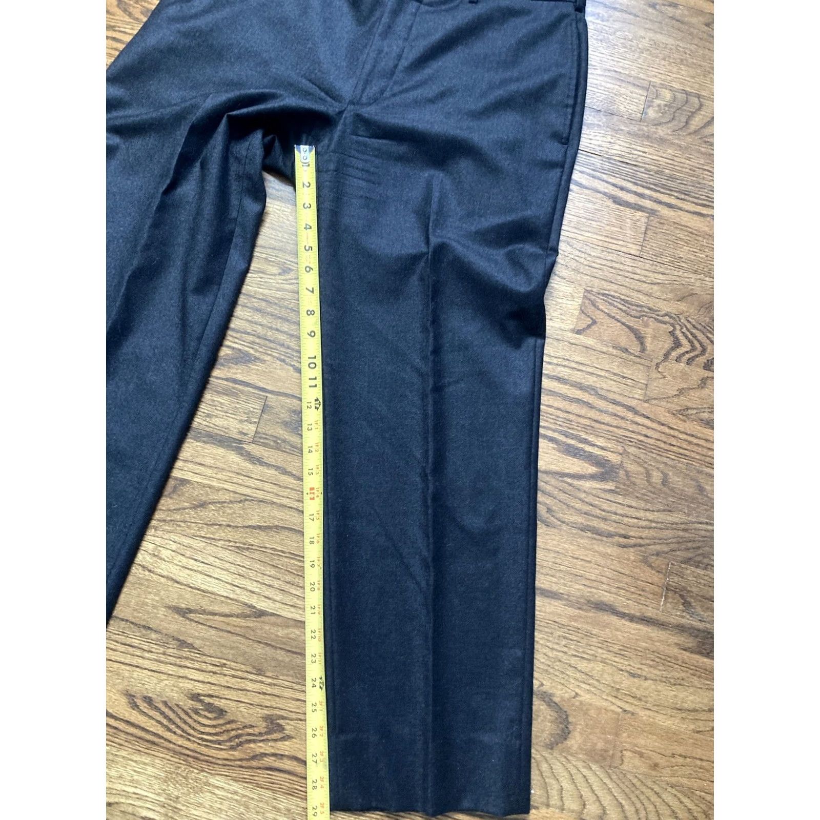 Brooks Brothers Brooks Brothers Madison Wool Dress Pants Mens Sz 36x30 Dark Gray Slacks Size US 30 / EU 46 - 4 Thumbnail