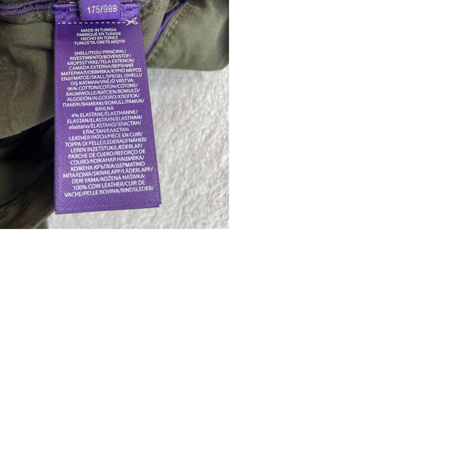 Ralph Lauren Purple Label Ralph Lauren Purple Label Slim Fit Stretch Sateen Pants Men 38x32 Loden NWT 95 Size US 38 / EU 54 - 9 Thumbnail