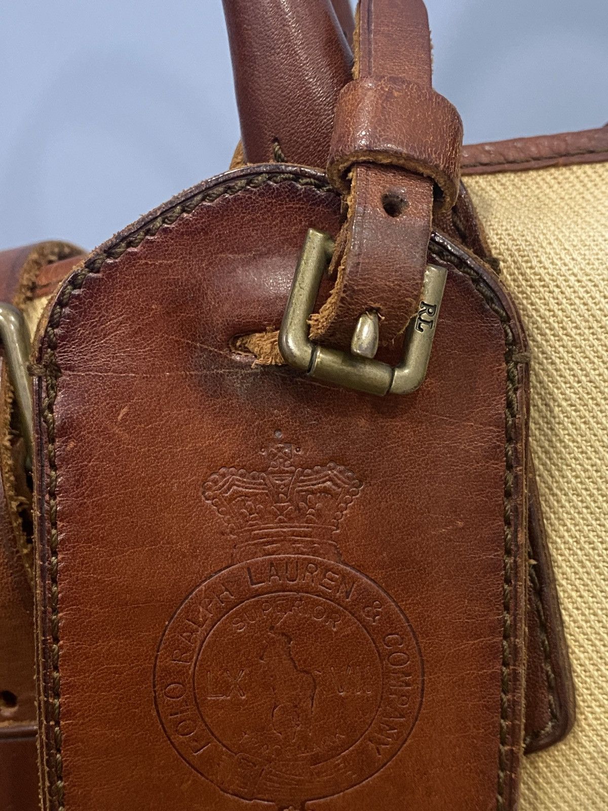 Polo Ralph Lauren Polo Ralph Lauren canvas leather tote bag Size ONE SIZE - 11 Thumbnail