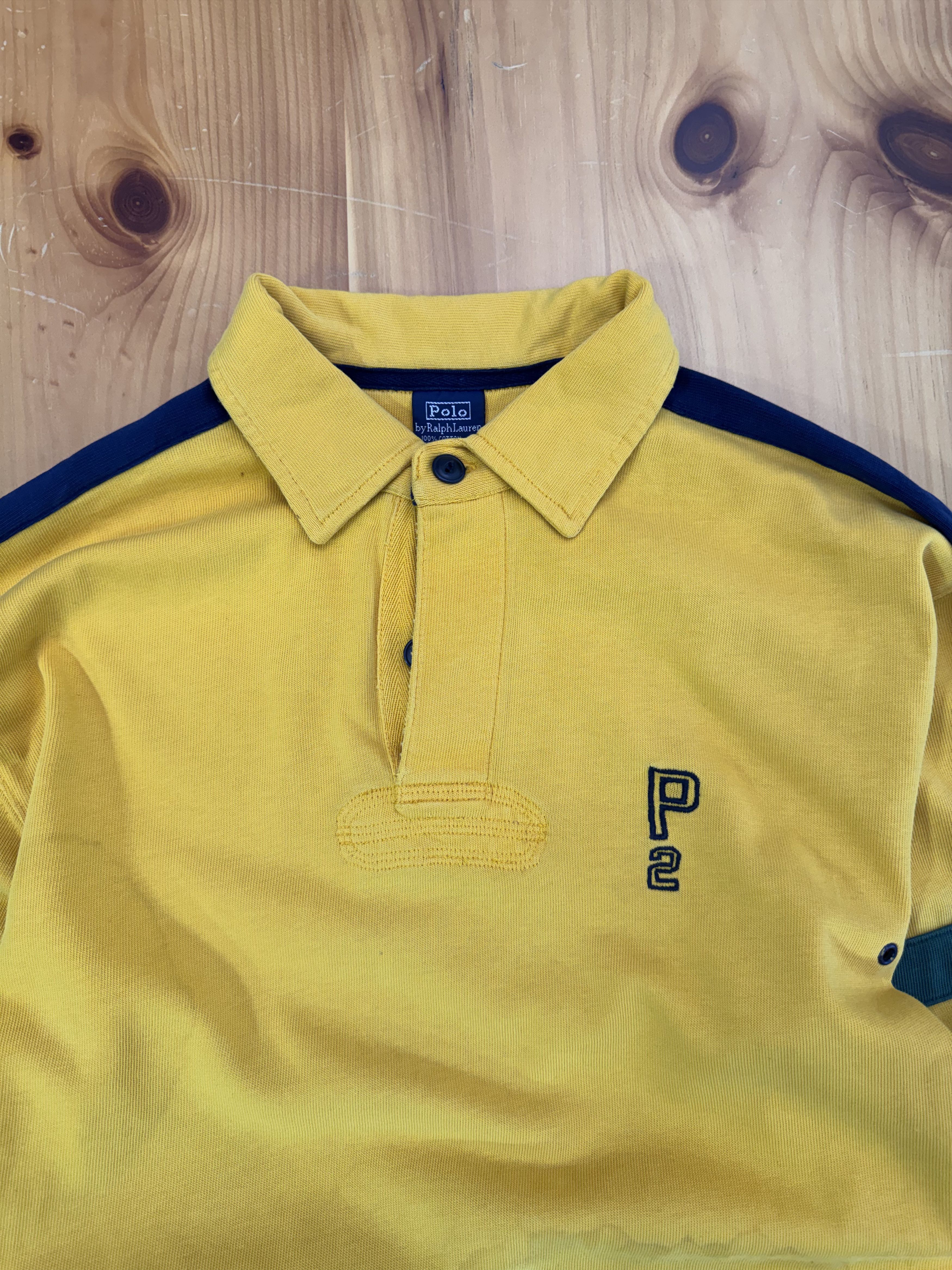 Polo Ralph Lauren Polo Ralph Lauren Vintage Polo Stripe Size US L / EU 52-54 / 3 - 3 Thumbnail
