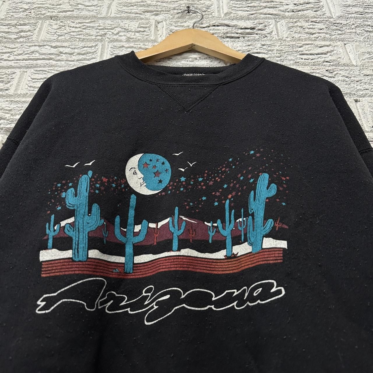 Vintage Vintage Retro Discus Arizona Desert Sweatshirt XL Size US XL / EU 56 / 4 - 1 Thumbnail