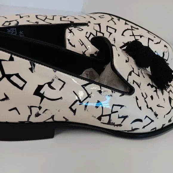 Jimmy Choo Jimmy Choo Patent Foxley Eric Haze Poggy Loafers - EU45/US12 Size US 12 / EU 45 - 7 Thumbnail
