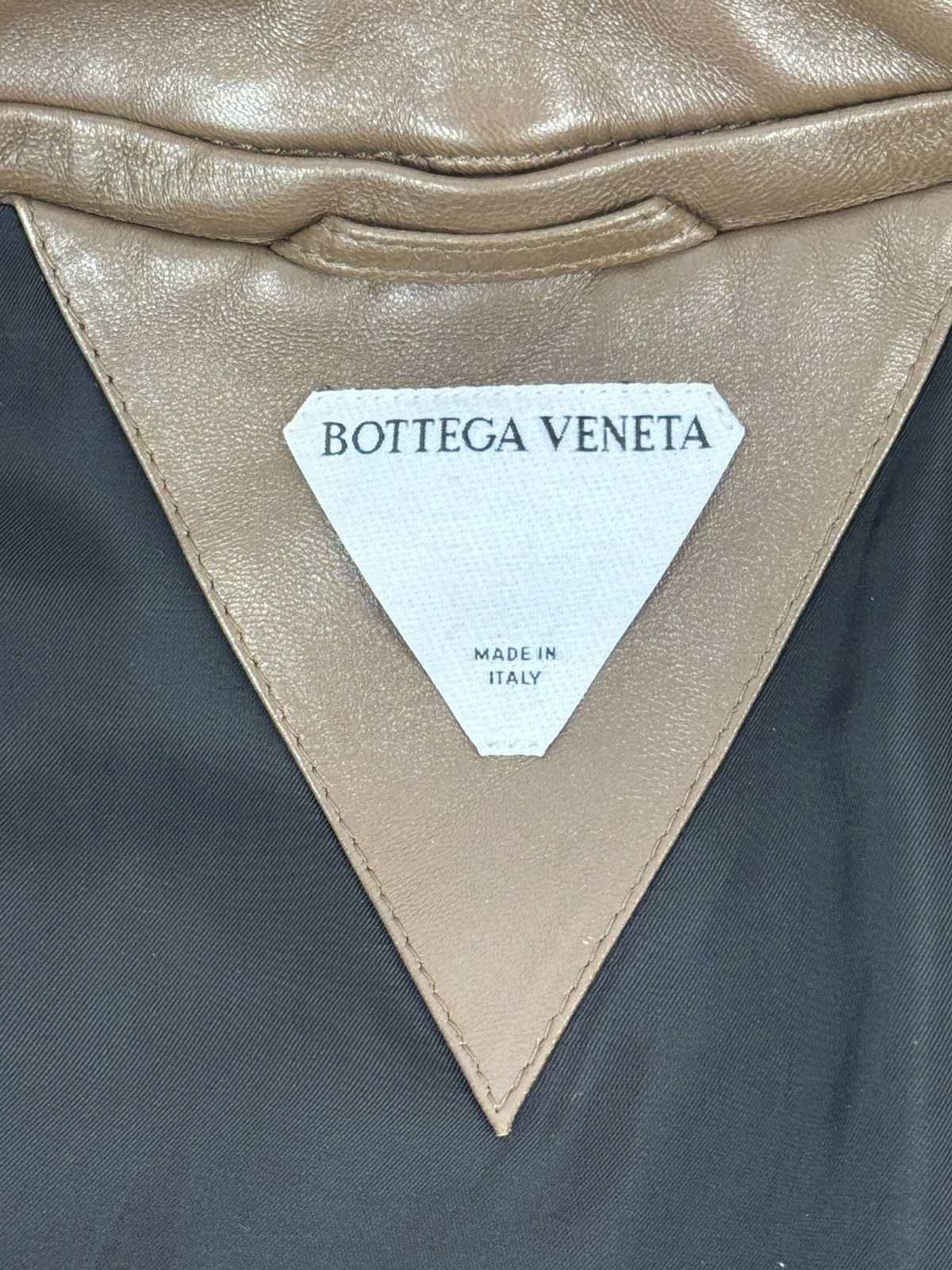 Bottega Veneta SOFT LEATHER JACKET WITH SHERLING REMOVABLE COLLAR Size US XL / EU 56 / 4 - 6 Thumbnail
