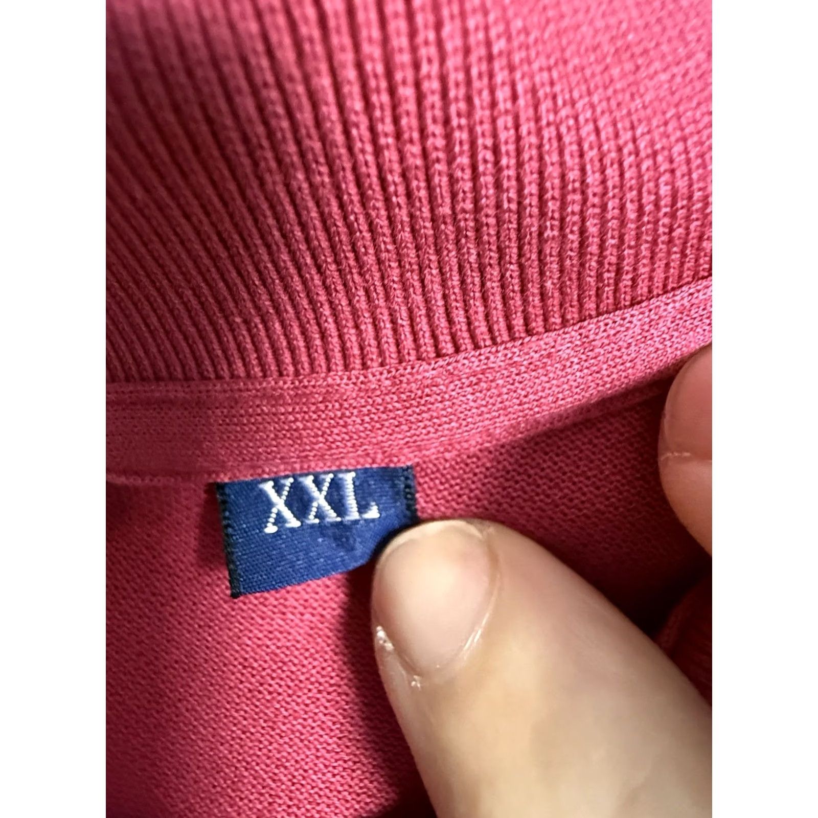 Vintage Polo Golf Mens Long Sleeve Berry Shirt XXL Blue Pony Preppy Old Money Sporty Size US XXL / EU 58 / 5 - 4 Thumbnail