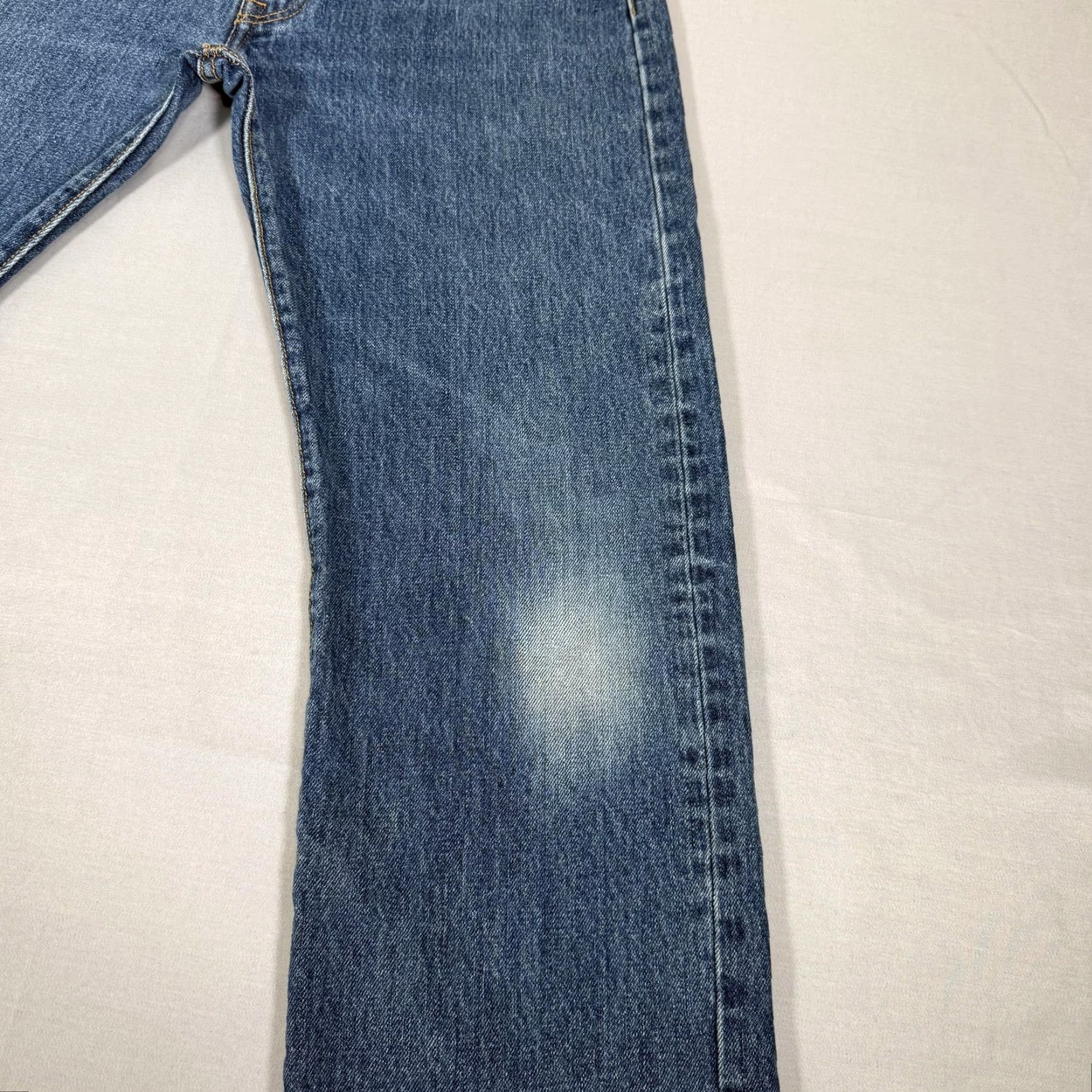 Levi's Levi's 501 Jeans Men Medium Blue Denim Straight 501 Original Fit W34 L32 Cowboy Western Workwear Jeans Size US 34 / EU 50 - 4 Thumbnail