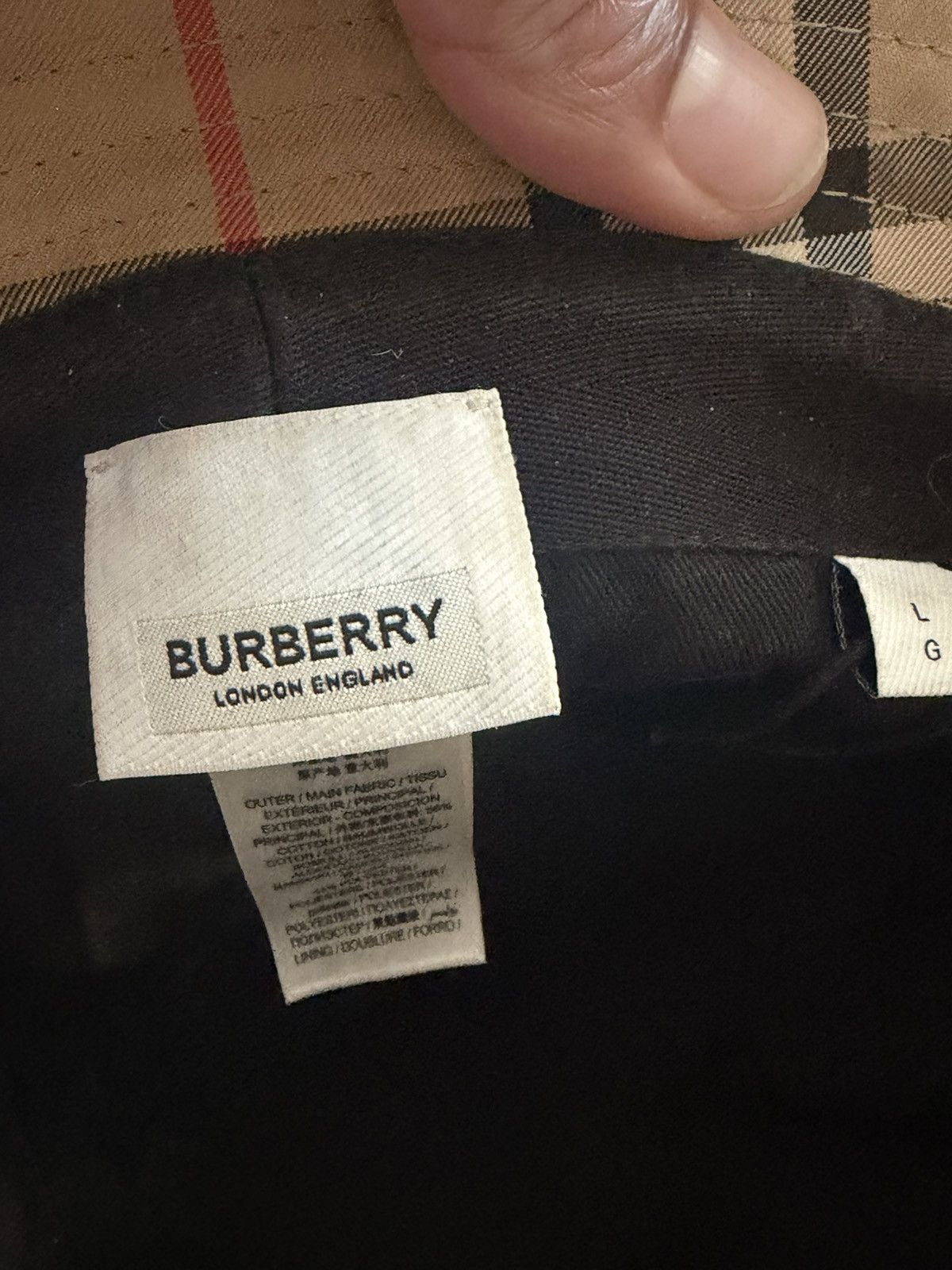 Burberry Burberry Bucket Hat Size ONE SIZE - 2 Thumbnail