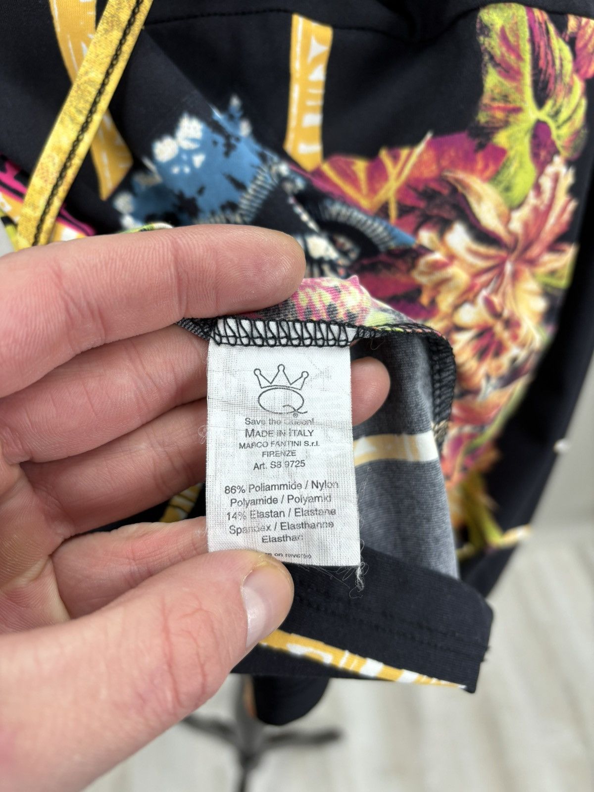 Jean Paul Gaultier Womens blouse Save The Queen Size L Color Multicolor Size L / US 10 / IT 46 - 12 Thumbnail