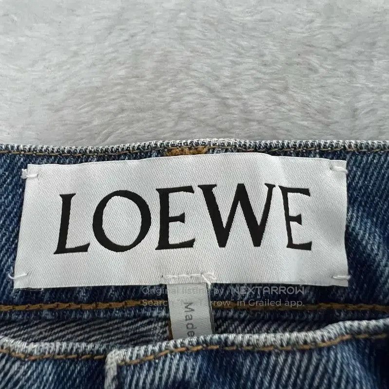 Loewe Loewe Blue Cotton Casual Pants for Women . Size 28" / US 6 / IT 42 - 4 Thumbnail