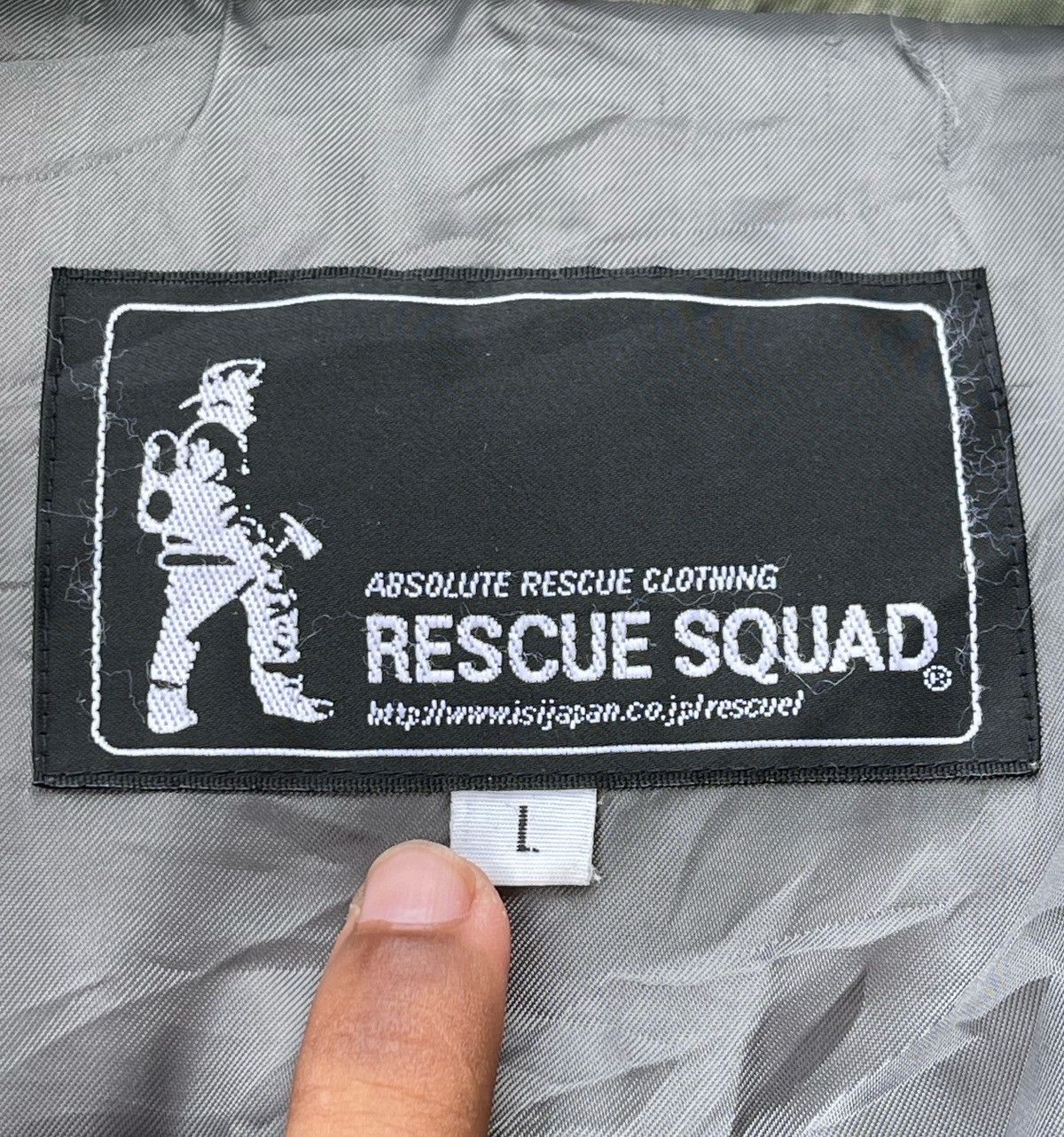 Japanese Brand 🔥RARE🔥 RESCUE SQUAD FUR COLLARED ZIPPER JACKET Size US L / EU 52-54 / 3 - 20 Thumbnail