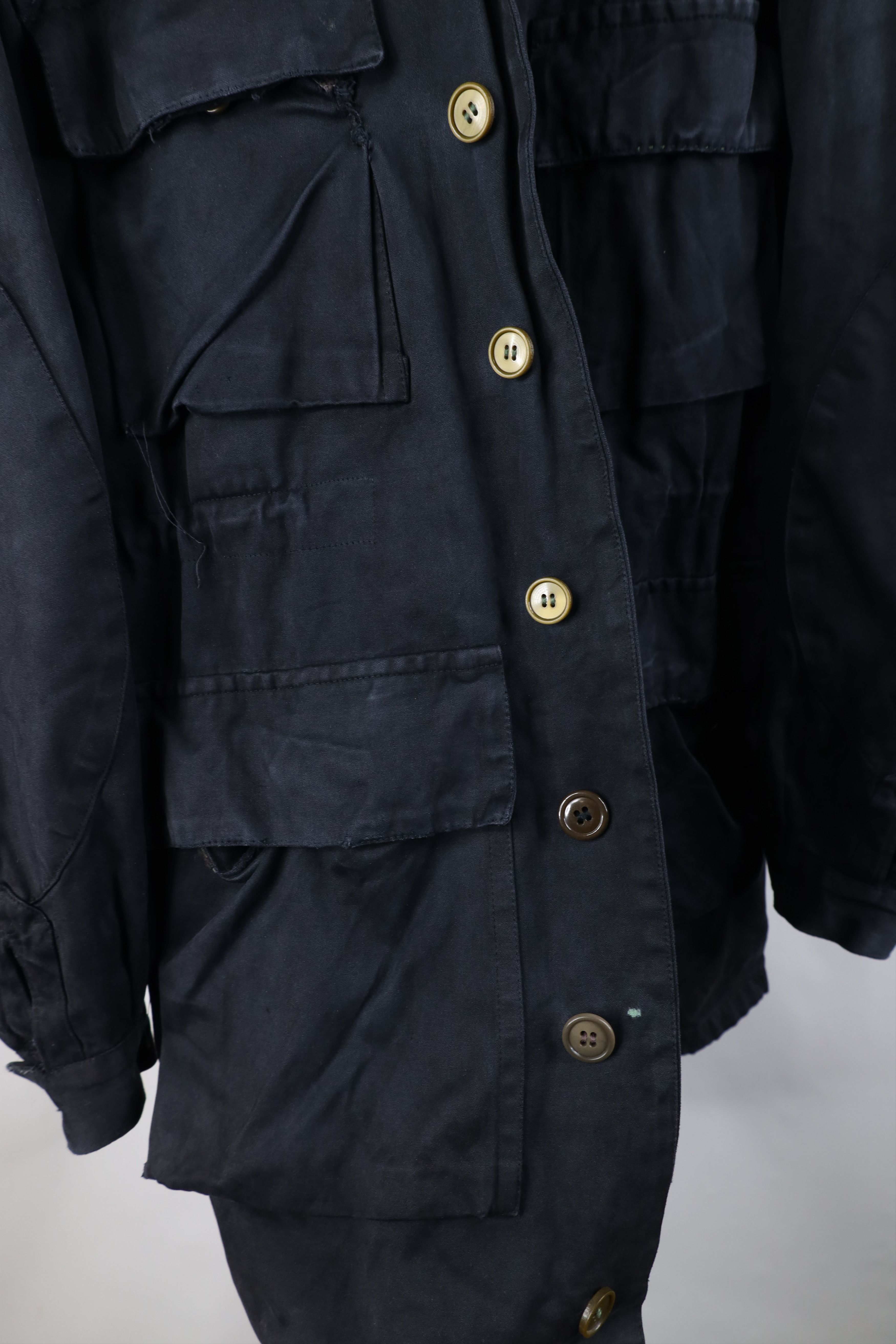 Vintage Vintage 70s Streetwear Military Field BDU Chore Jacket Size US L / EU 52-54 / 3 - 12 Thumbnail