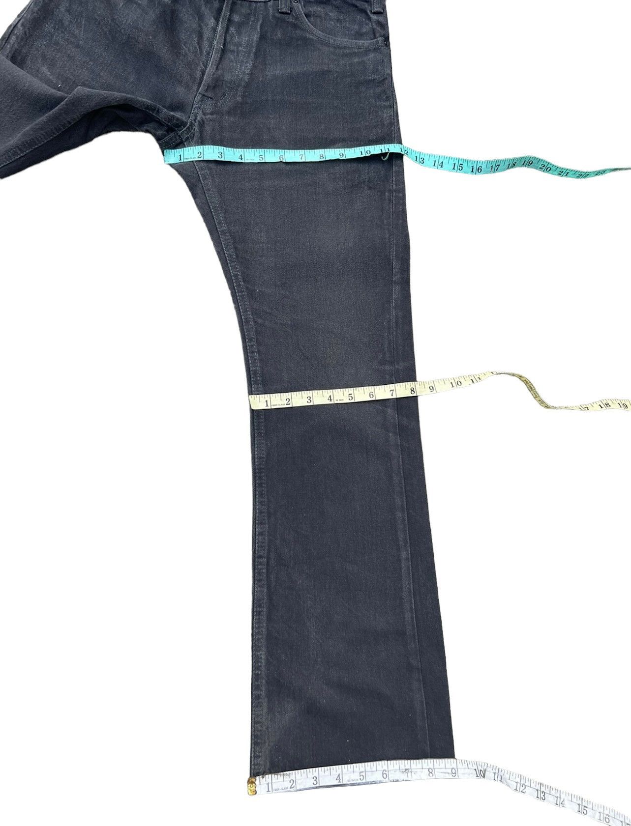 Vintage Vintage GERUGA Japan Sun Faded Black Denim Jeans Size US 31 - 4 Thumbnail