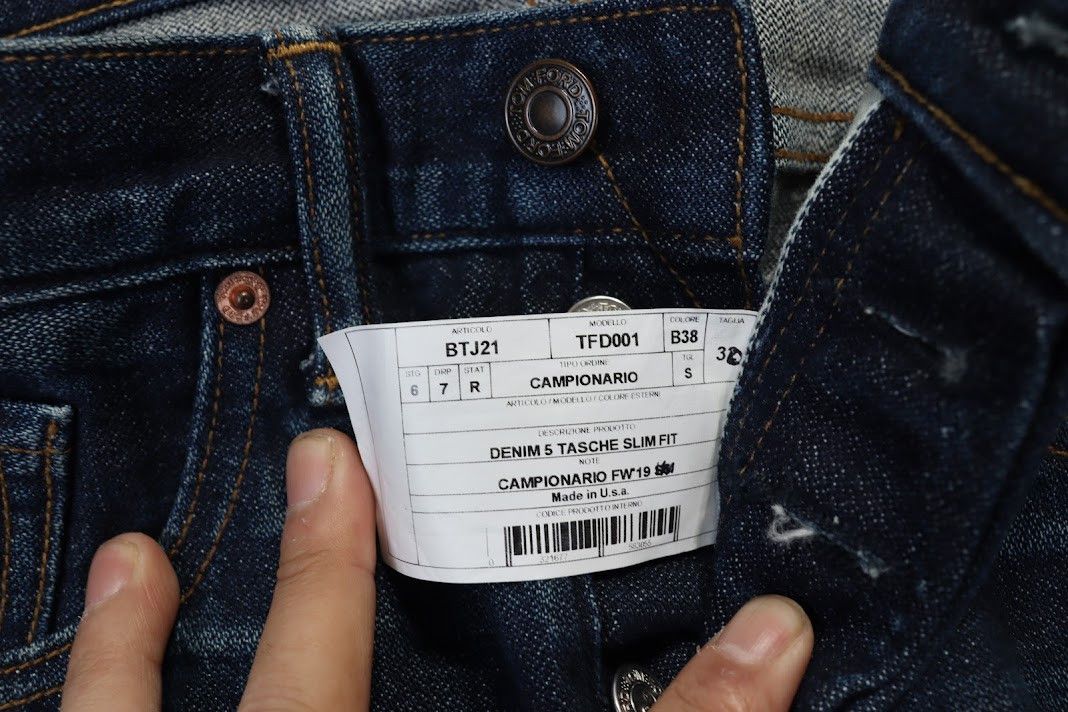 Tom Ford o1rshd1 Denim Pants in Blue Size US 30 / EU 46 - 13 Thumbnail