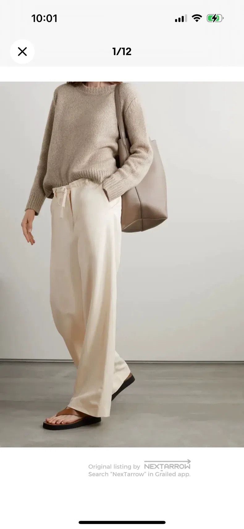The Row The row size 6 Wide-leg pants with silk and linen laces Size 25" / US 0 / IT 36 - 2 Thumbnail