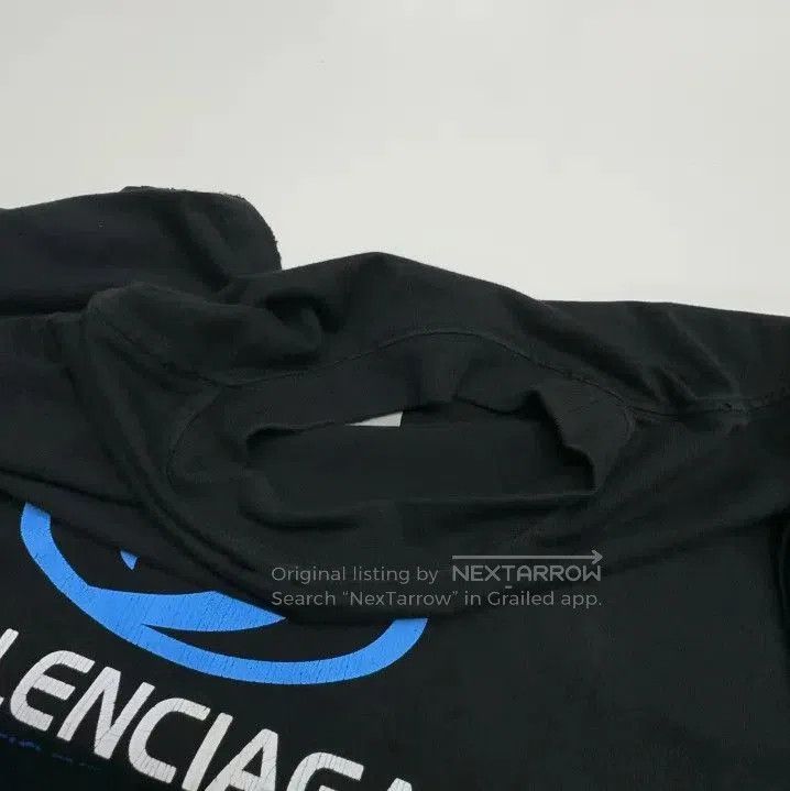 Balenciaga Balenciaga Blue Logo Loose Fit T. Size US M / EU 48-50 / 2 - 8 Thumbnail