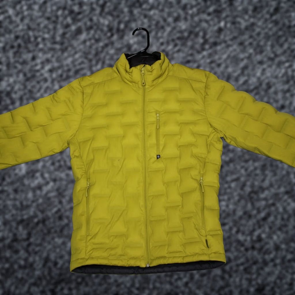 Mountain Hardwear Mountain Hardwear Jacket Mens S Yellow Down Puffer Chartreuse Green Full Zip Hooded Warm Men Size US S / EU 44-46 / 1 - 1 Thumbnail