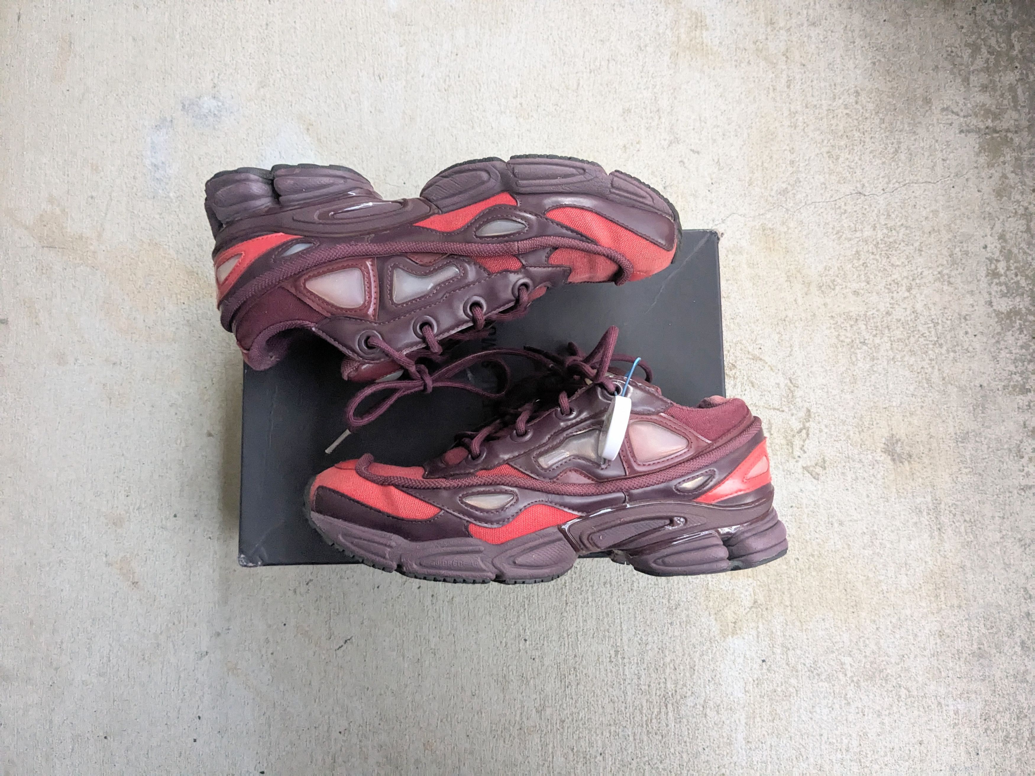 Adidas × Raf Simons Adidas Ozweego 3 Raf Simons Burgundy Red 8.5 B22538 Size US 8.5 / EU 41-42 - 1 Thumbnail