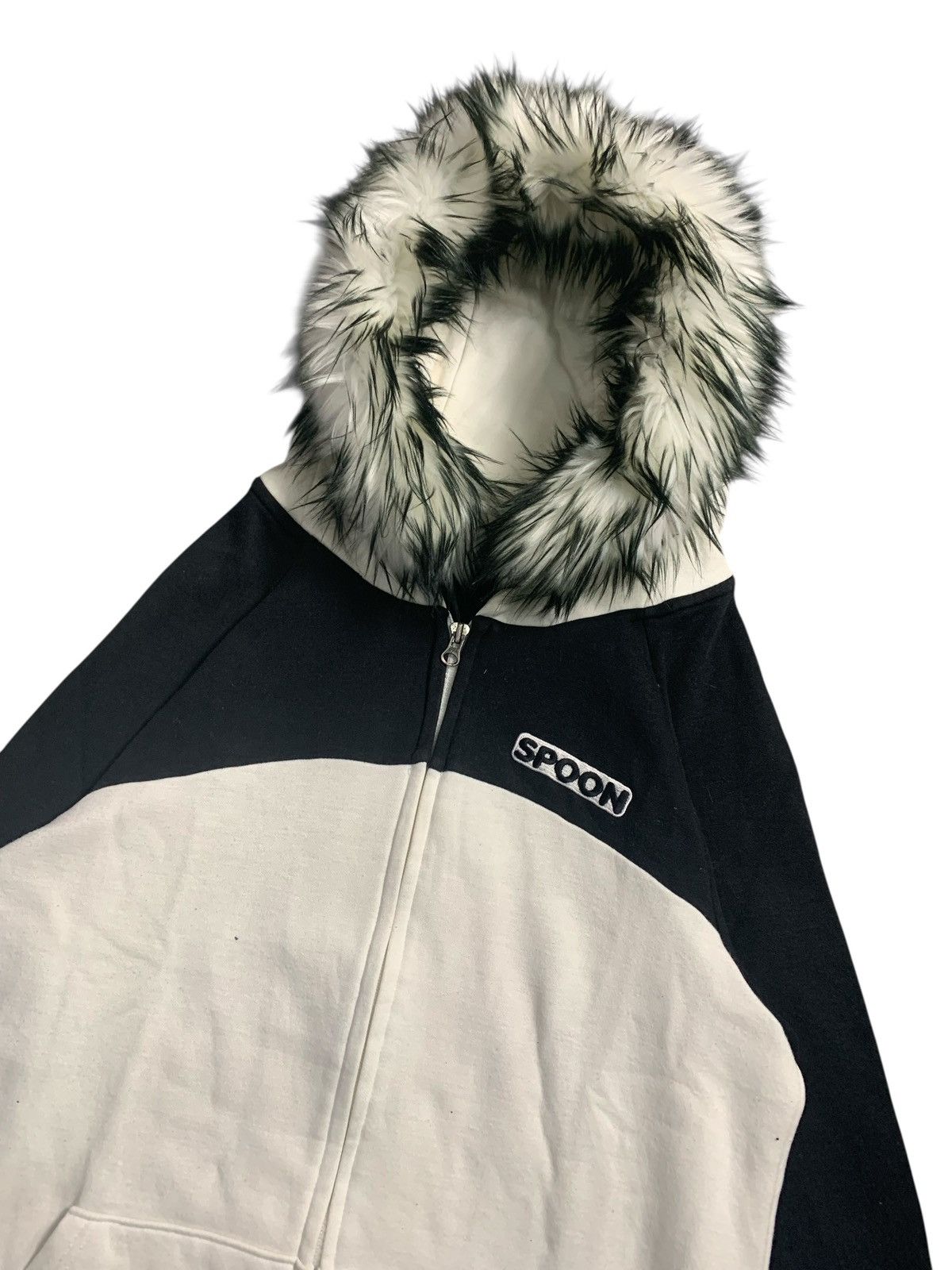 Issey Miyake WT SPOON PANDA FUR ZIP HOODIE ISSEY MIYAKE MERCI YOHJI STYLE Size US M / EU 48-50 / 2 - 2 Thumbnail