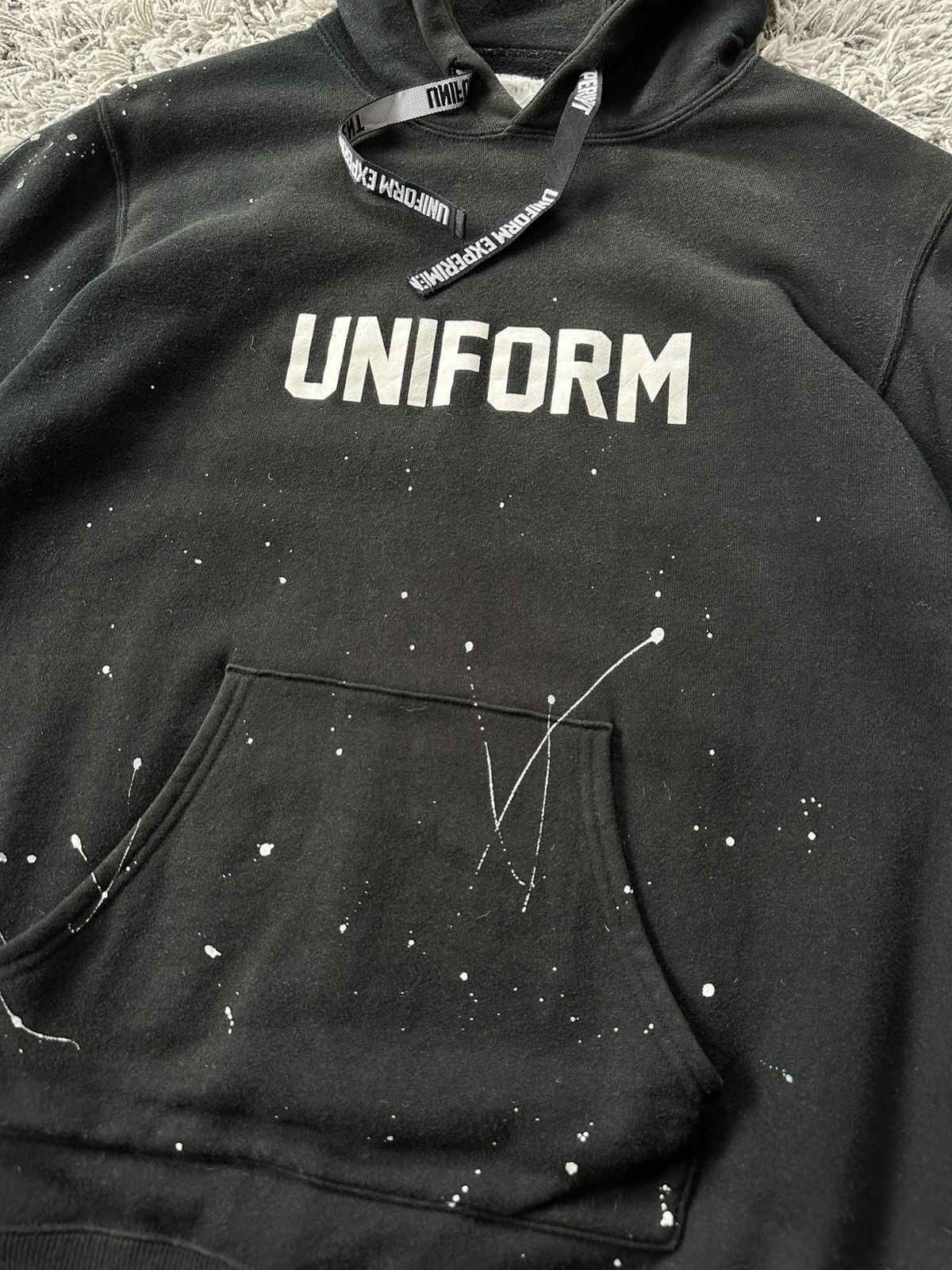 Sophnet. Uniform Experiment Dripping Pullover Hoodie Size US S / EU 44-46 / 1 - 4 Thumbnail