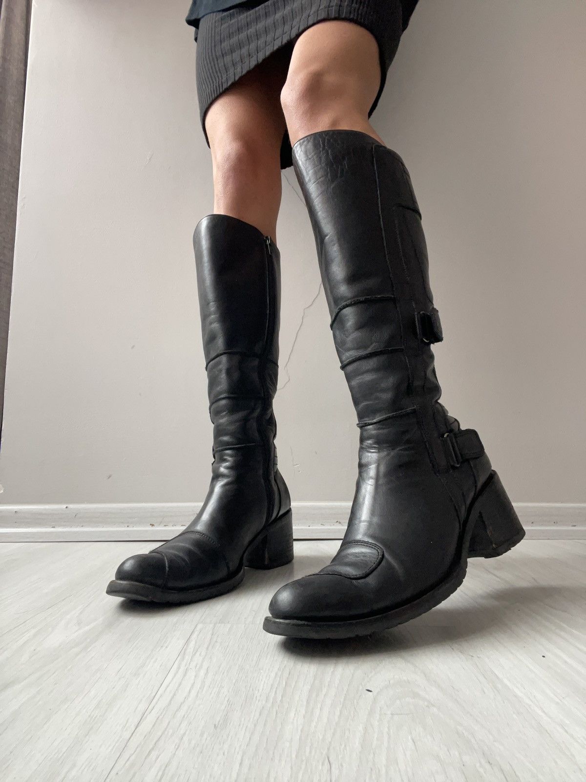 Vintage y2k leather boots Size US 6.5 / IT 36.5 - 2 Thumbnail