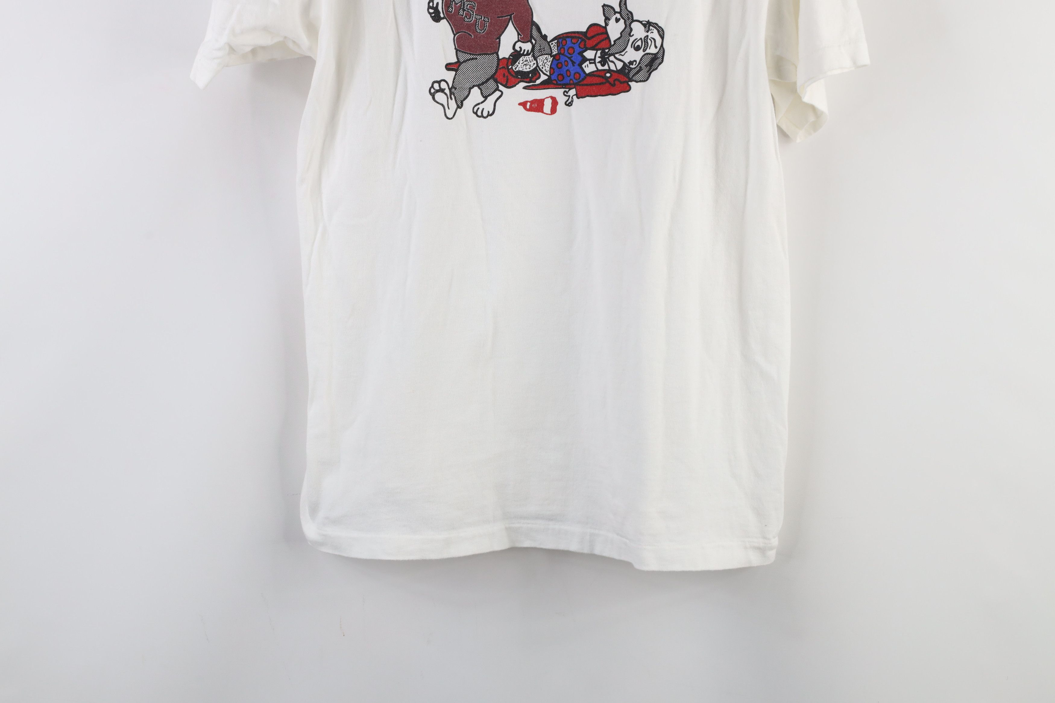 Vintage Vintage Mississippi State University Oklahoma State T-Shirt Size US L / EU 52-54 / 3 - 3 Thumbnail