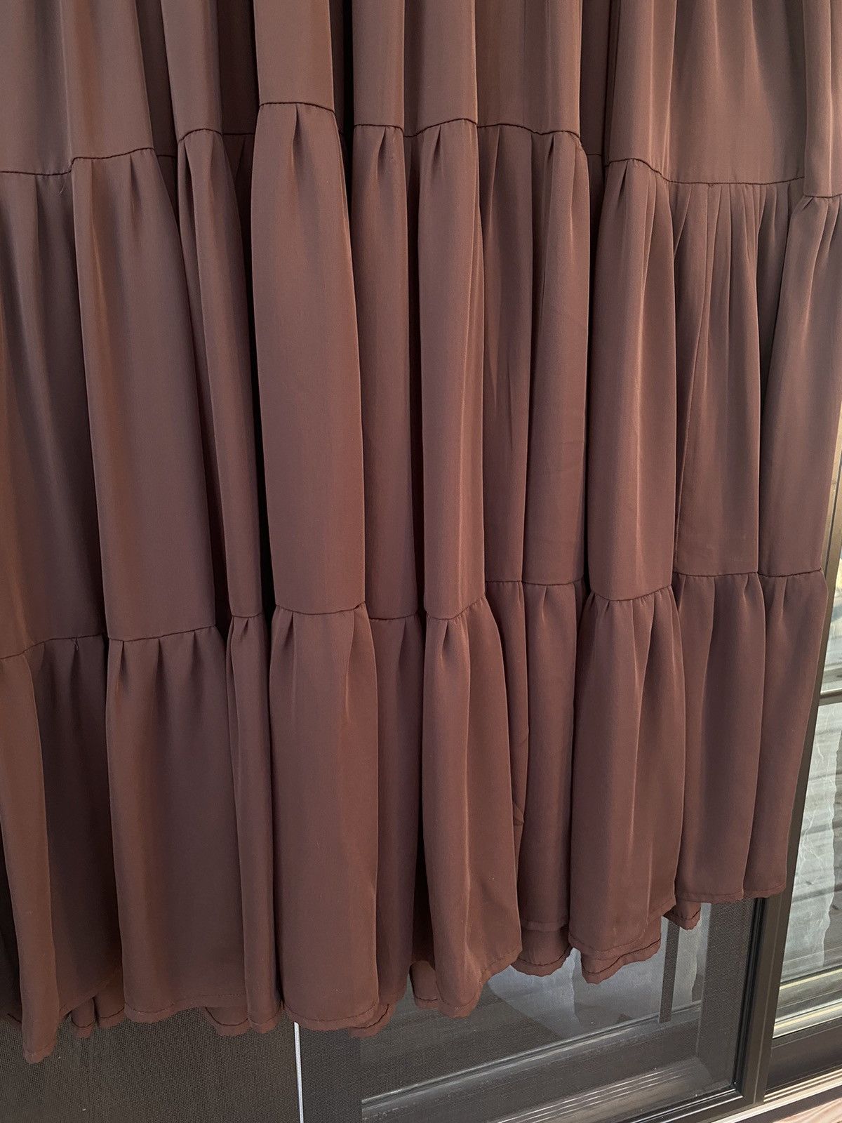 Other Womens Muslim Islamic Tiered Ruffles Abaya Maxi Big Dress Size XL / US 12-14 / IT 48-50 - 4 Thumbnail