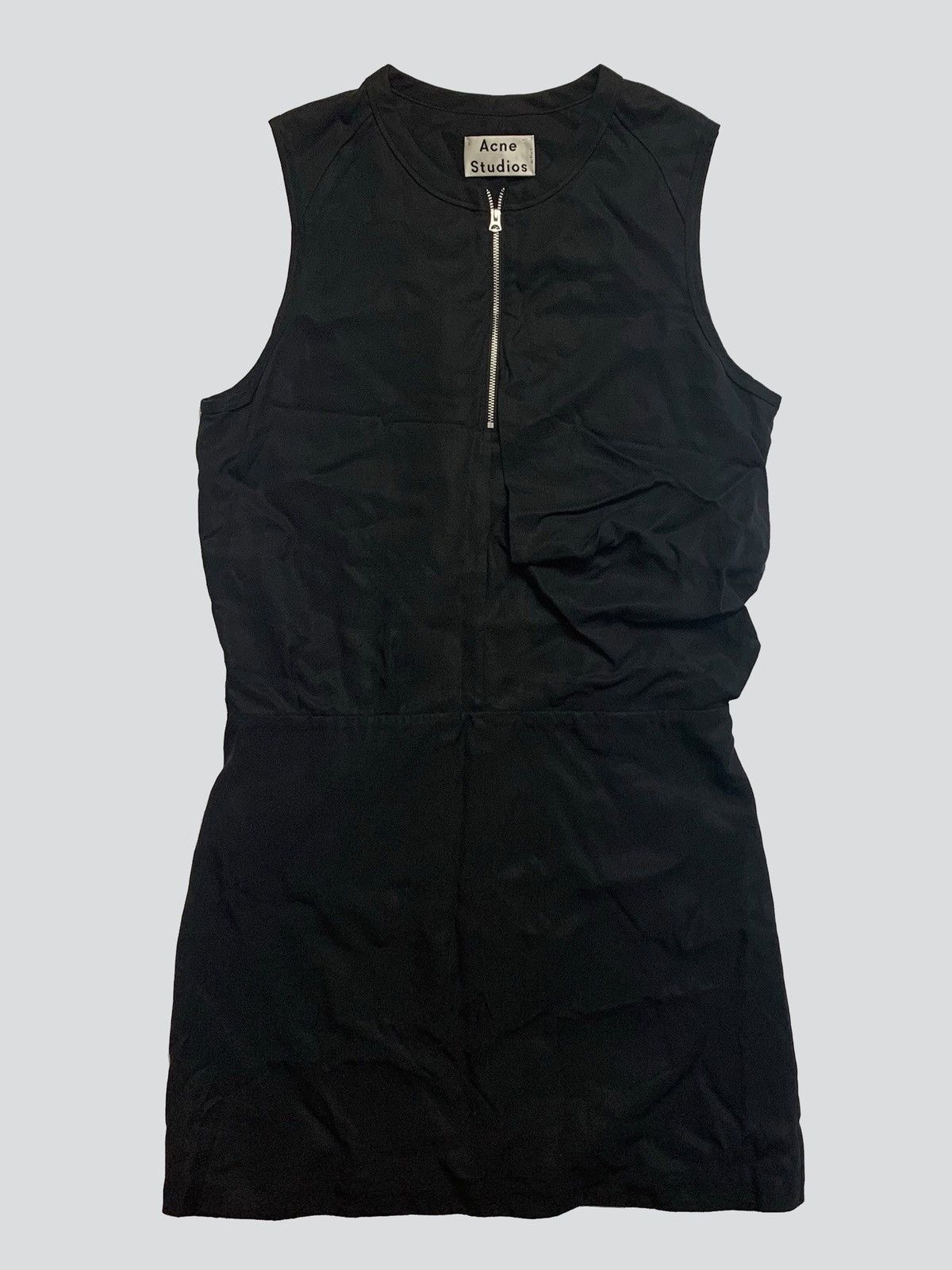 Acne Studios Acne Studios Twist Fluid SS 14 Dress Size 38 Black Size XS / US 0-2 / IT 36-38 - 3 Thumbnail