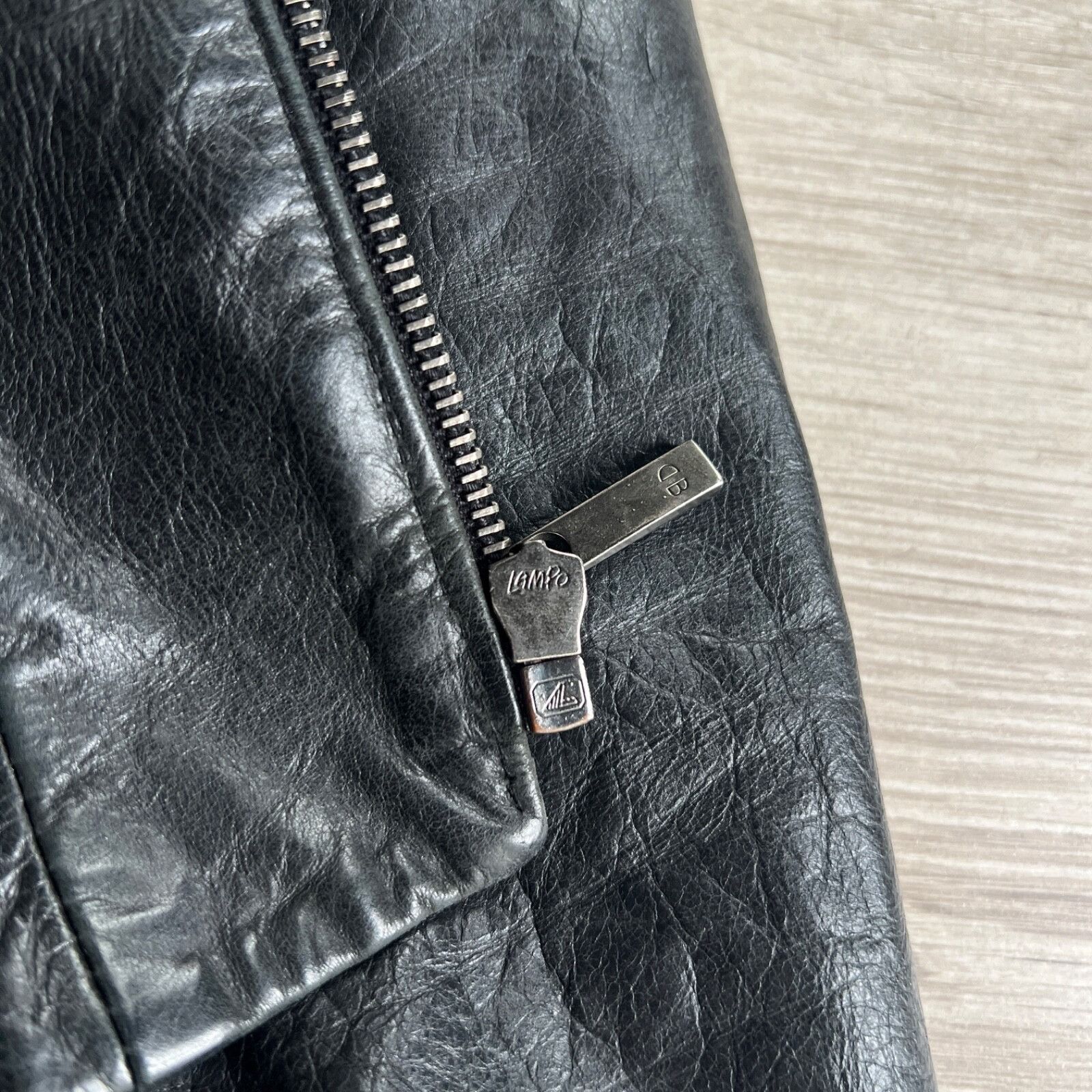 Vintage Blue Deep Y2K Vintage Real Leather Jacket 8717AC Size M / US 6-8 / IT 42-44 - 8 Thumbnail
