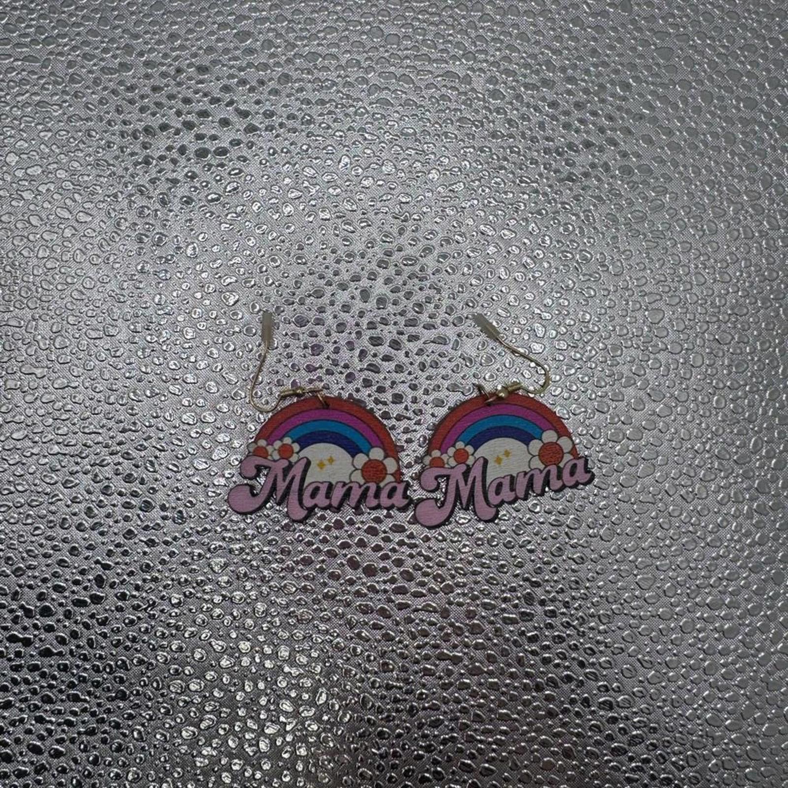 Designer Mama rainbow earrings Size ONE SIZE - 2 Thumbnail