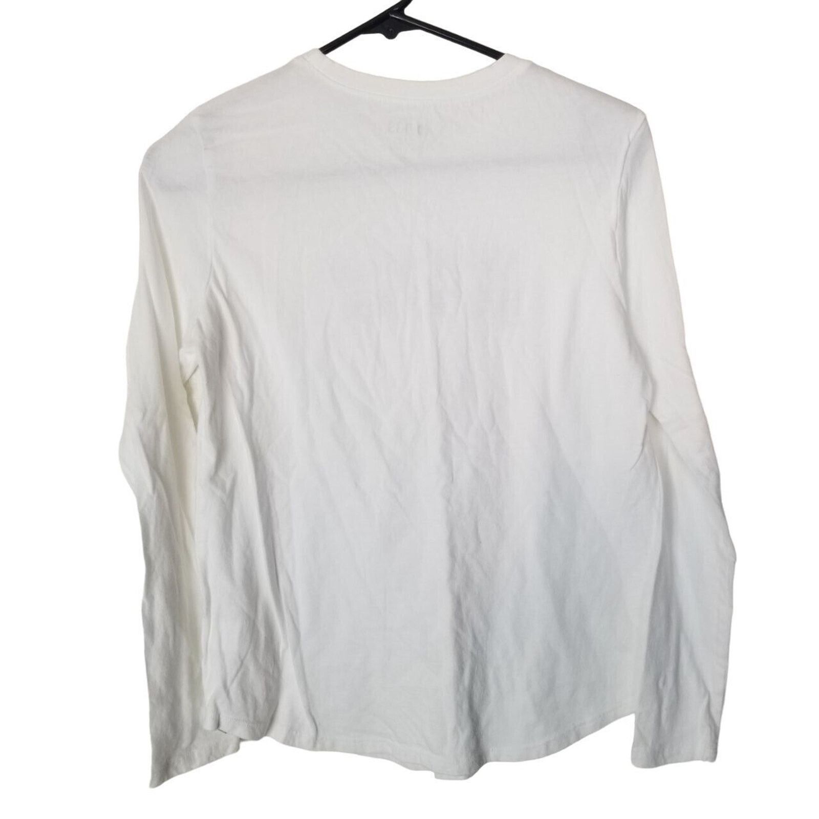 Figue FIGS Womens Awesome Humans T-Shirt Sz XS White Super Soft Size XS / US 0-2 / IT 36-38 - 7 Thumbnail