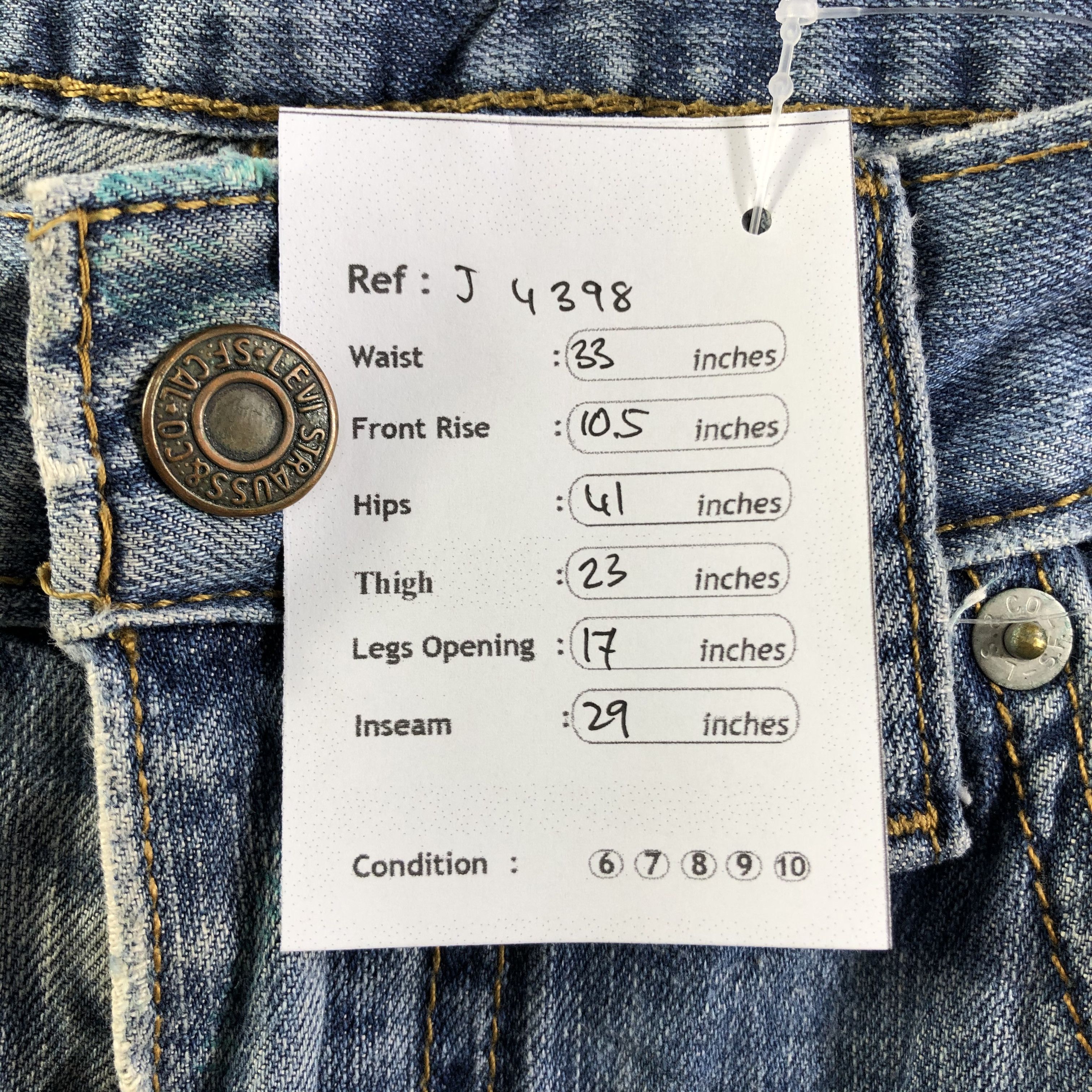 Levi's Vintage Levis 527 Flare Jeans-J4398 Size US 33 - 13 Thumbnail