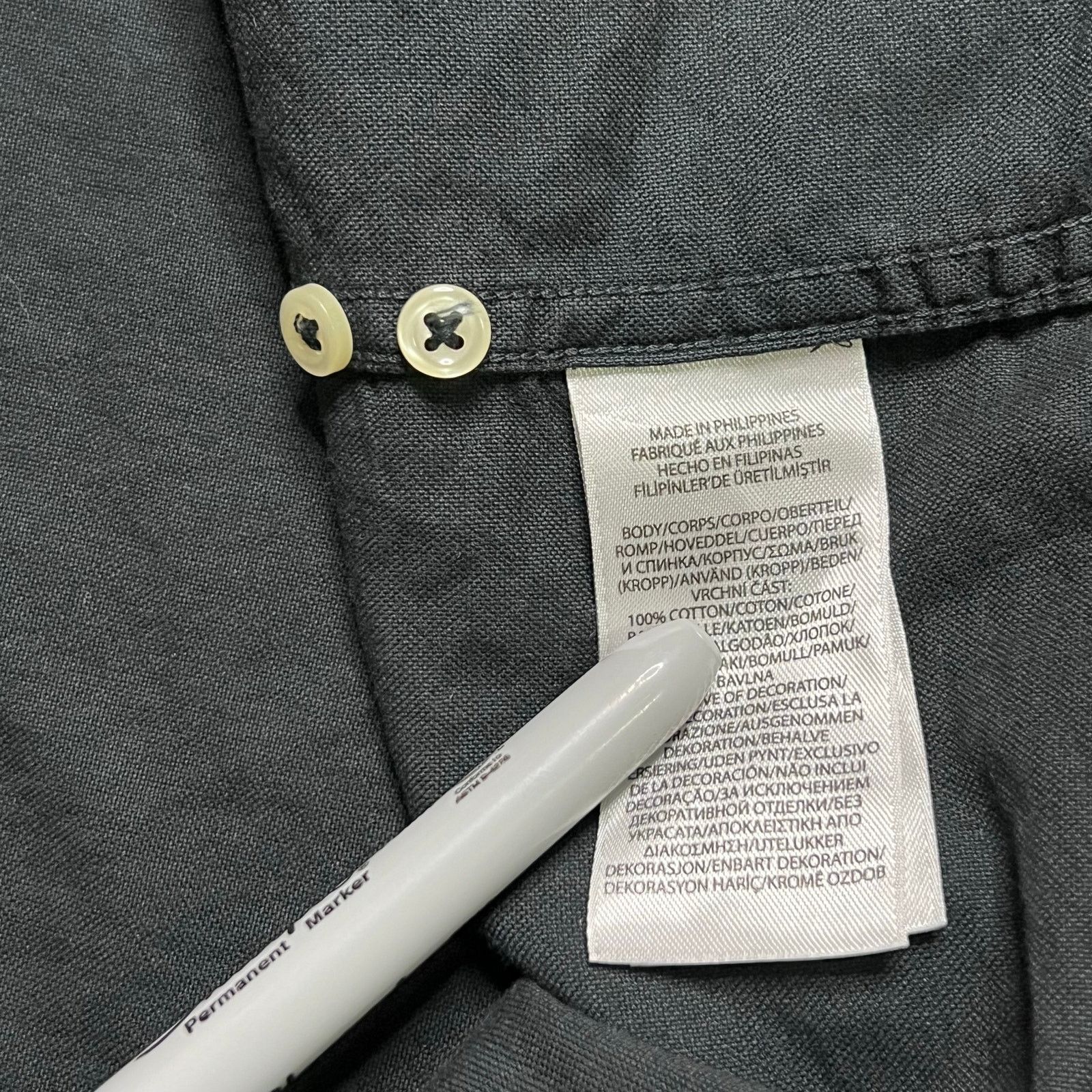 Polo Ralph Lauren Polo Ralph Lauren long-sleeve XL -dyed Oxford over-shirt Size US XL / EU 56 / 4 - 4 Thumbnail