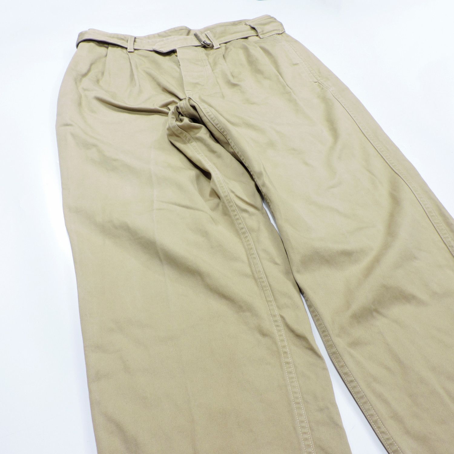 Comoli COMOLI BELTED CHINO LONG PANTS Size US 31 - 6 Thumbnail