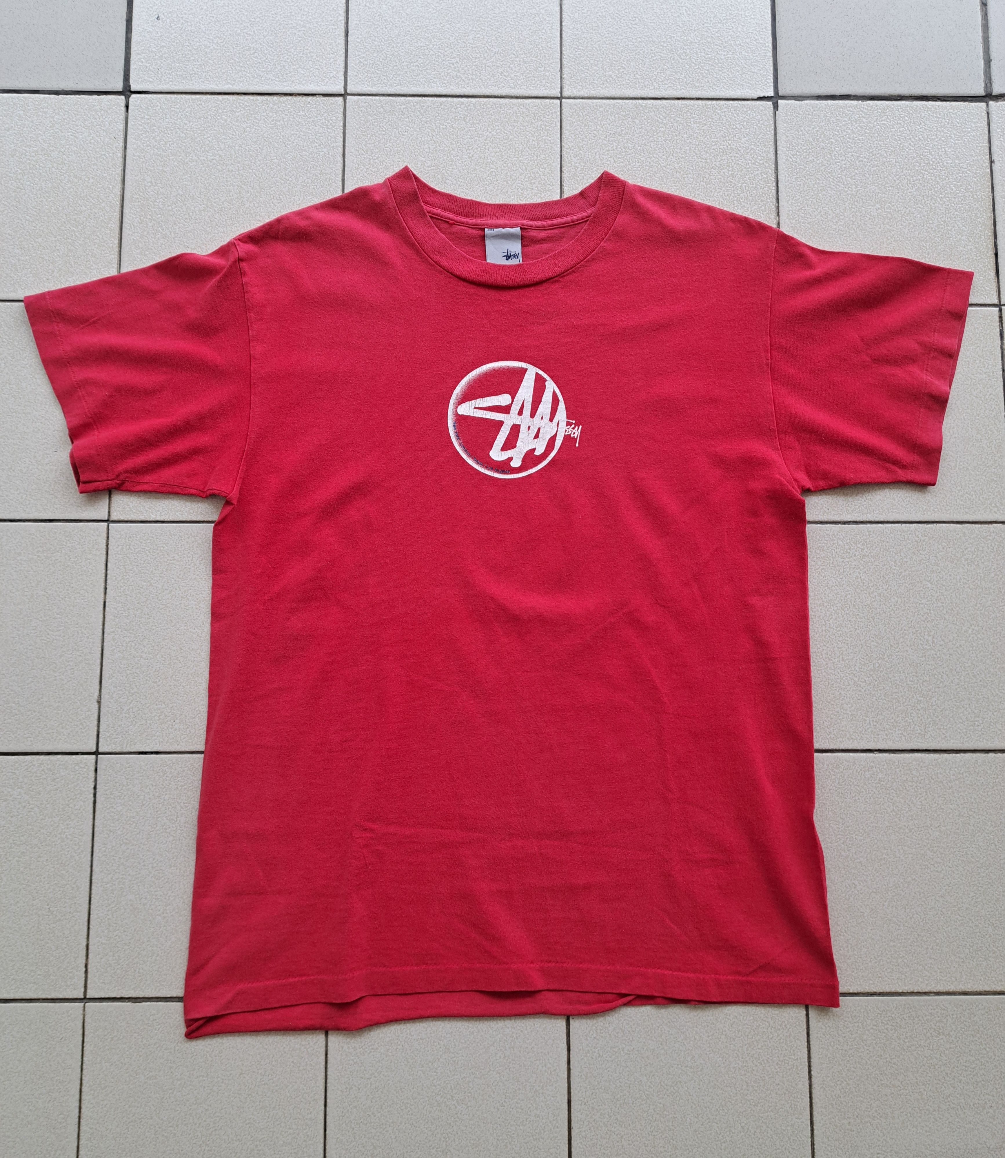 Stussy × Vintage Vintage 90s Stussy City Logo T-Shirt Size US L / EU 52-54 / 3 - 1 Thumbnail