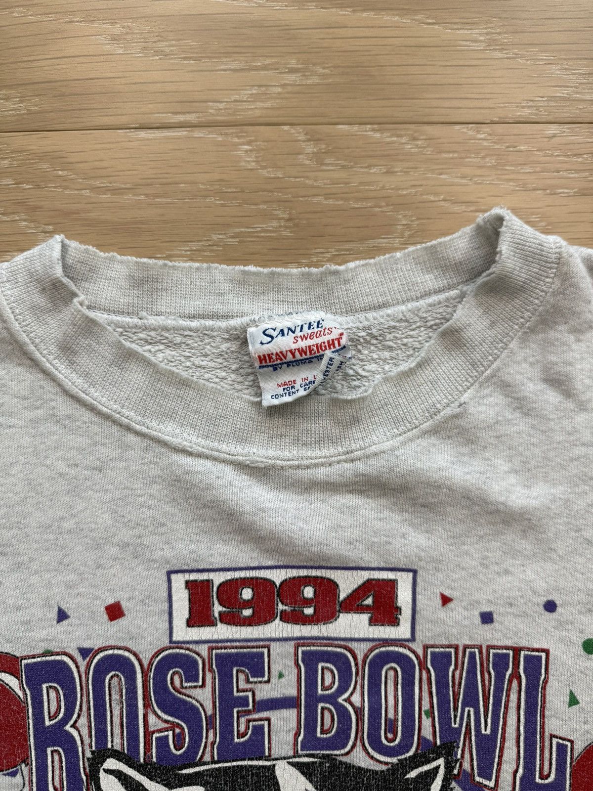 NCAA Vintage Wisconsin Badgers Rose Bowl Champions 94 Sweatshirt Size US L / EU 52-54 / 3 - 8 Thumbnail