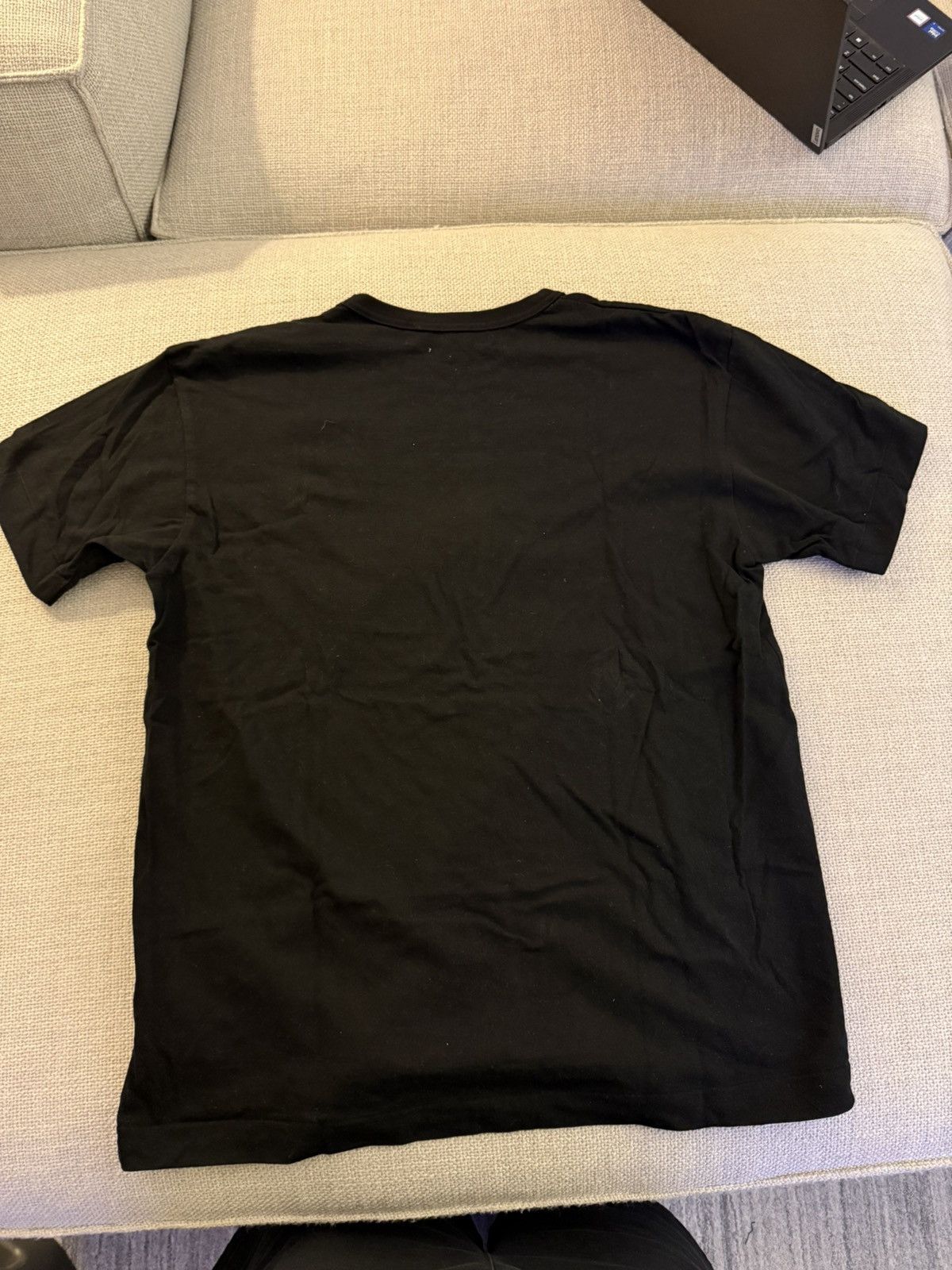 Comme des Garcons PLAY Comme des Garçons PLAY Red Heart Tee — Black, XL Size US XL / EU 56 / 4 - 6 Thumbnail