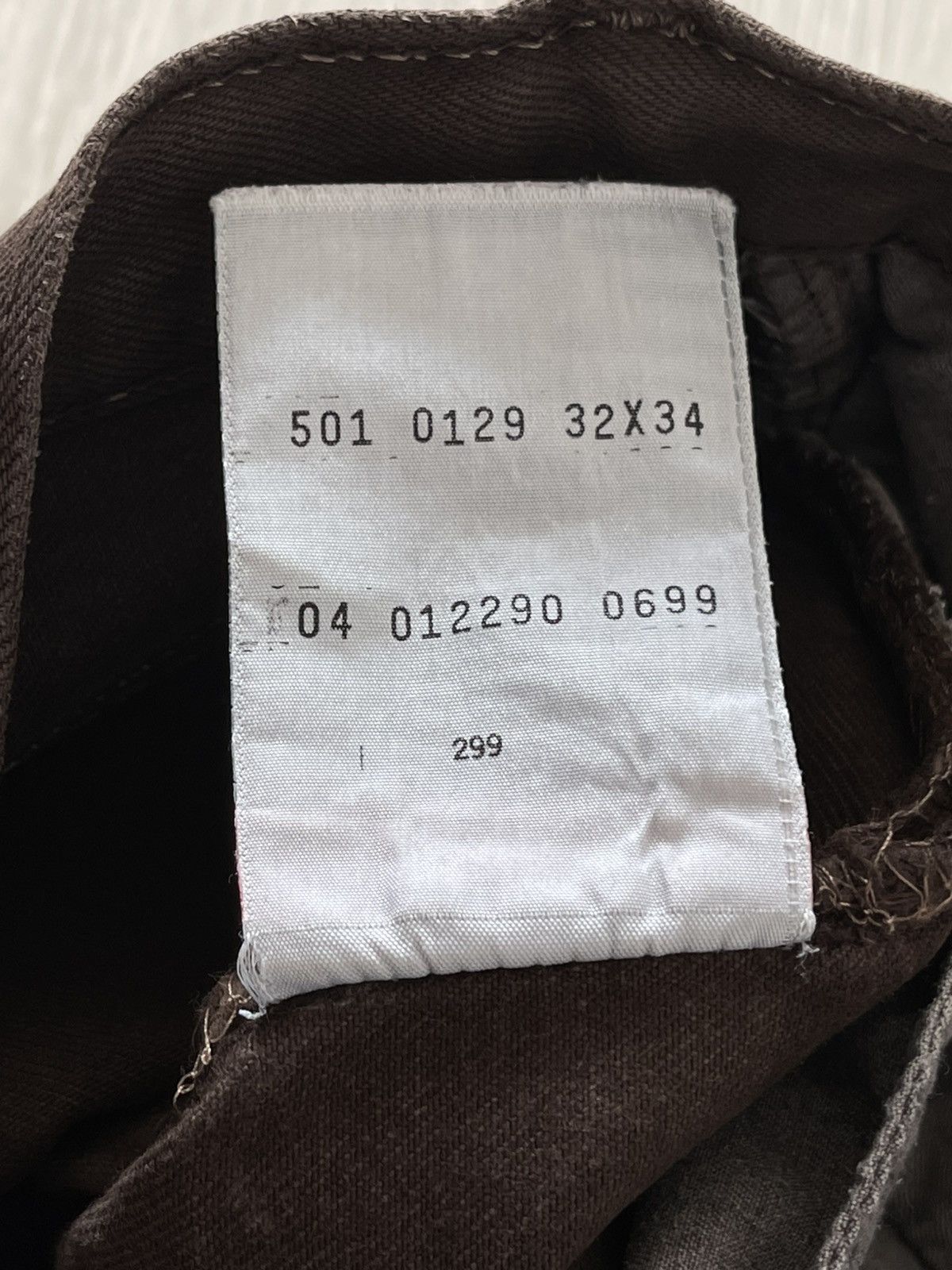 Levi's 90's Vintage Levi's 501 Faded Brown Rare Denim Jeans 32x30 Size US 32 / EU 48 - 11 Thumbnail