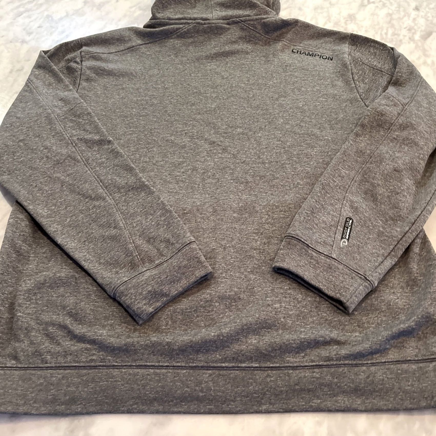 Champion Champion Shirt Mens XL Gray Sweatshirt Power train Men Hooded Pullover Grey Front Pocket Size US XL / EU 56 / 4 - 6 Thumbnail