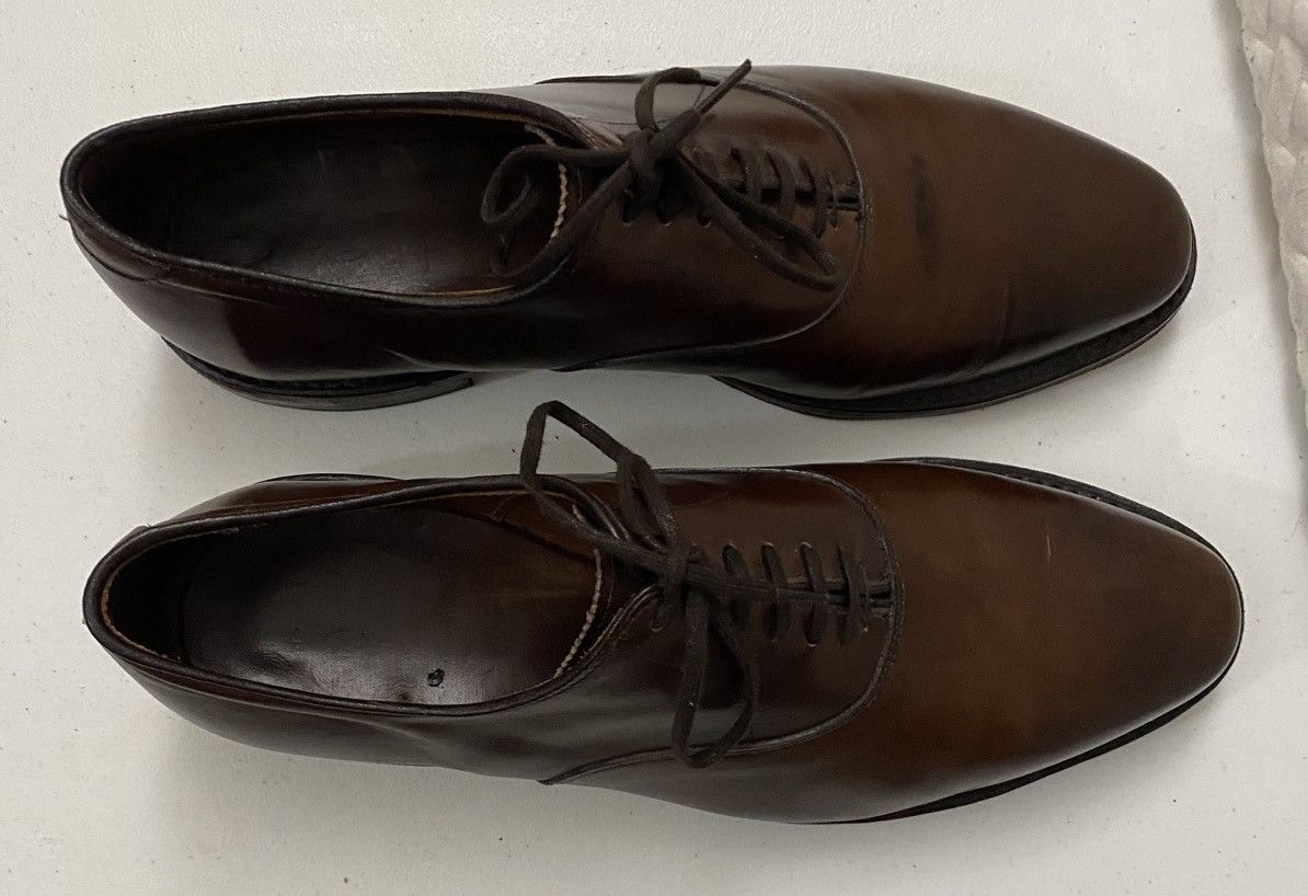 Allen Edmonds Allen Edmonds Dark Brown Chili Leather Carlyle Oxford 9.5 D Size US 9.5 / EU 42-43 - 12 Thumbnail